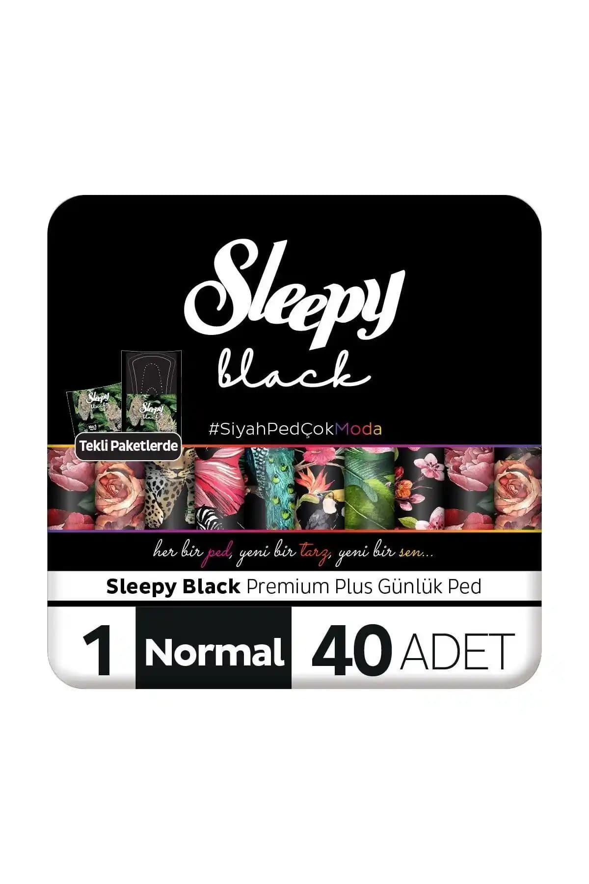 Sleepy Black Premium Plus Günlük Ped: Yüksek Kalite ve Konfor Sunan Siyah Günlük Ped