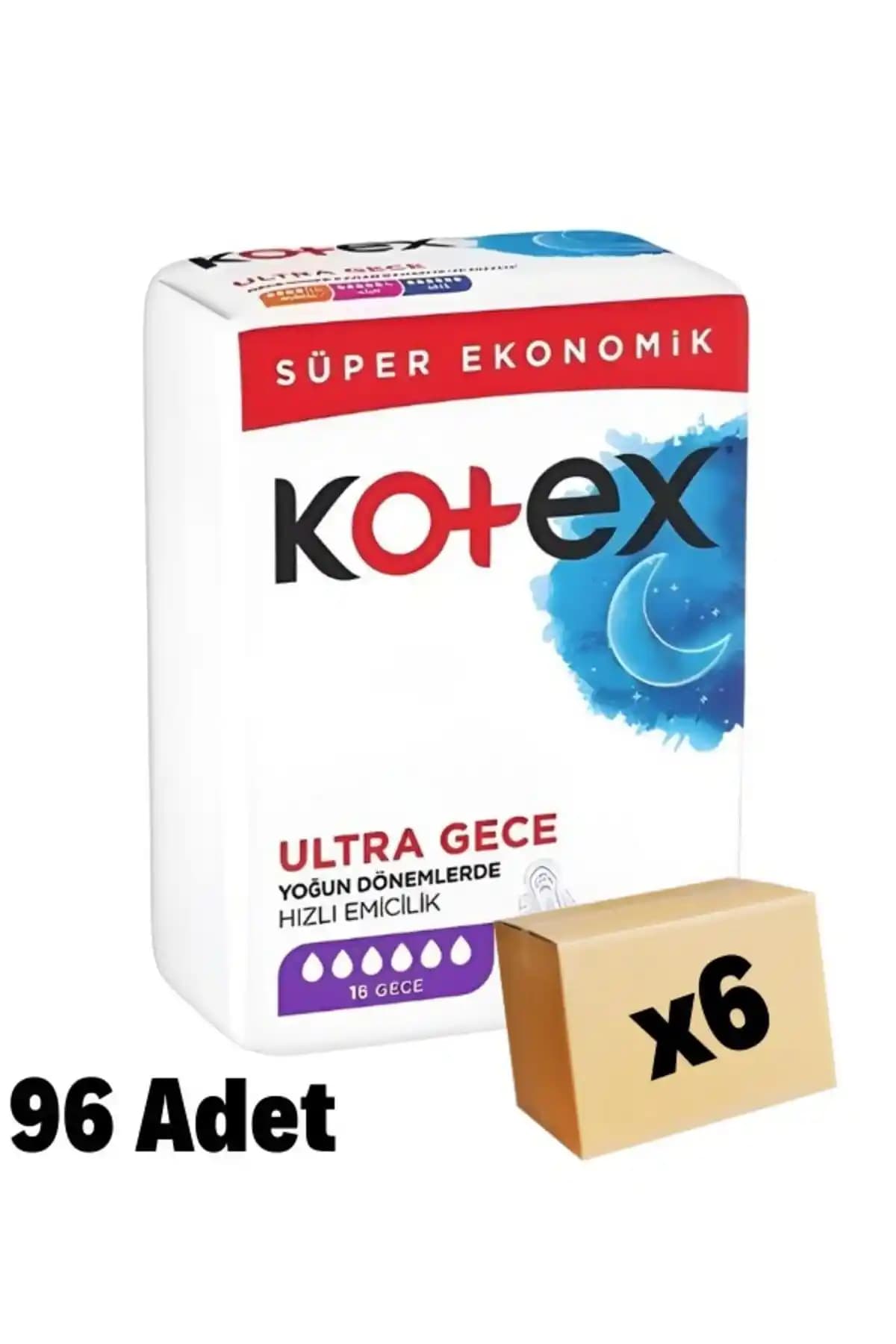 Kotex Ultra Quadro Süper Eko Gece Pedleri: Güvenilir ve Konforlu Kadın Hijyen Ürünü