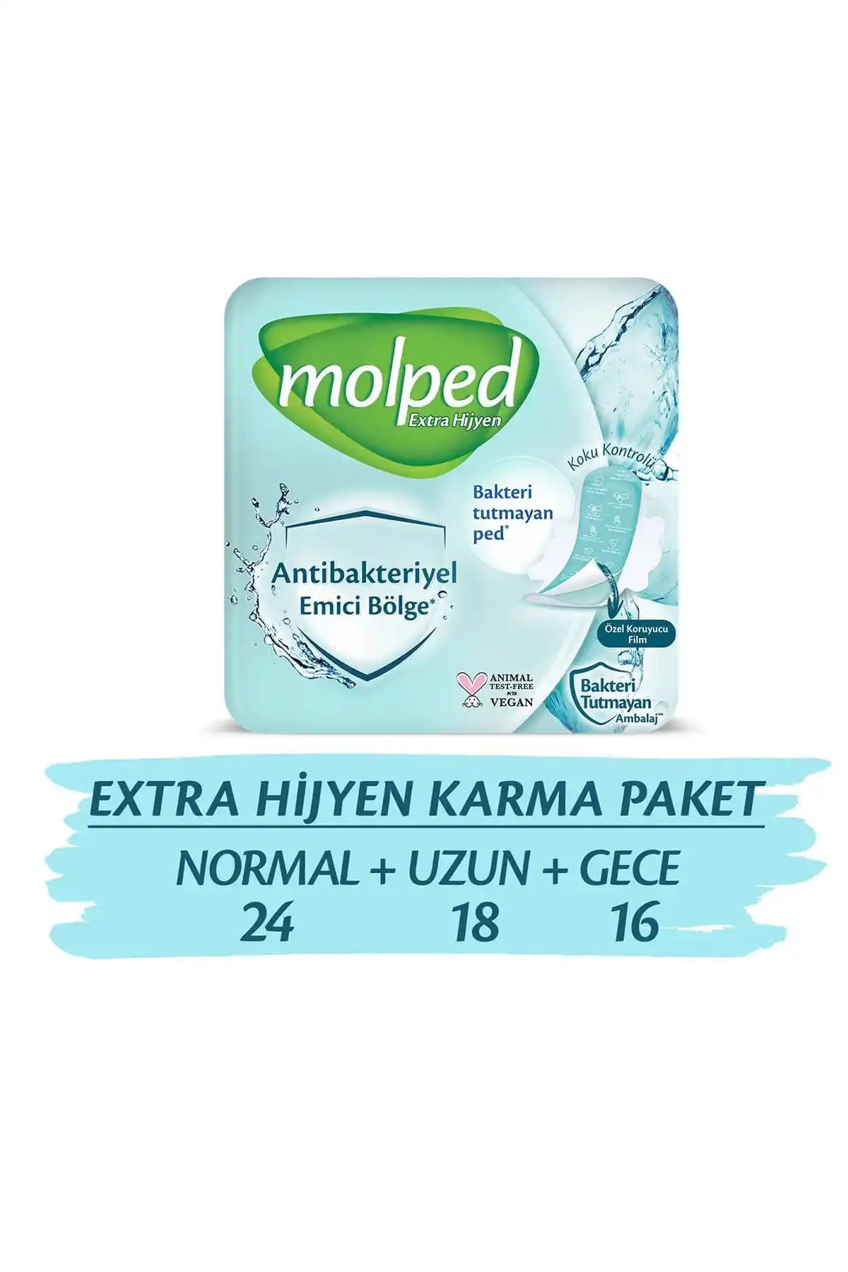 Molped Extra Hijyen Ped: Günlük Kullanım İçin Güvenilir ve Konforlu Hijyen Çözümü