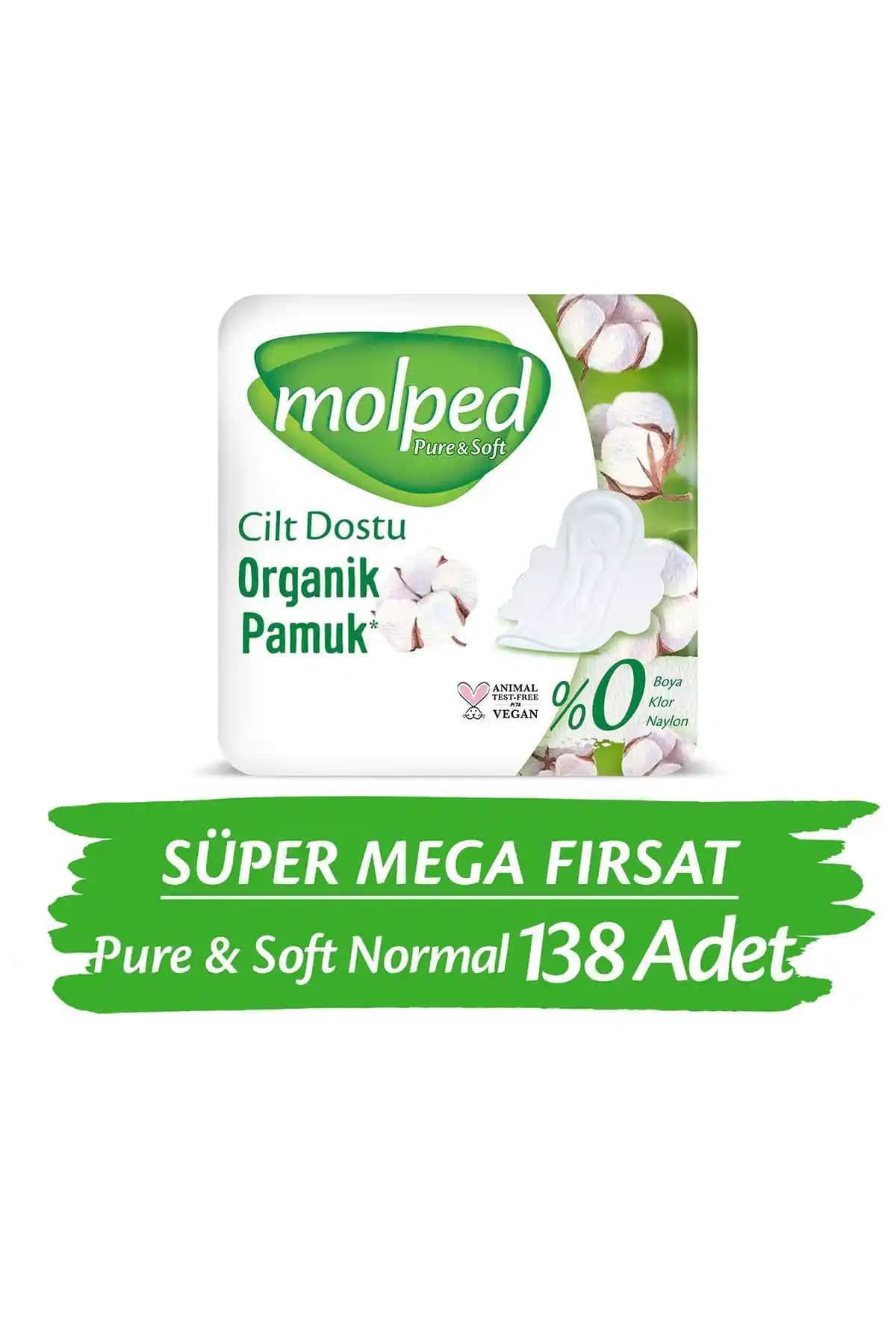Molped Pure & Soft Doğal ve Konforlu Hijyenik Ped Ürün Tanıtımı ve Özellikleri