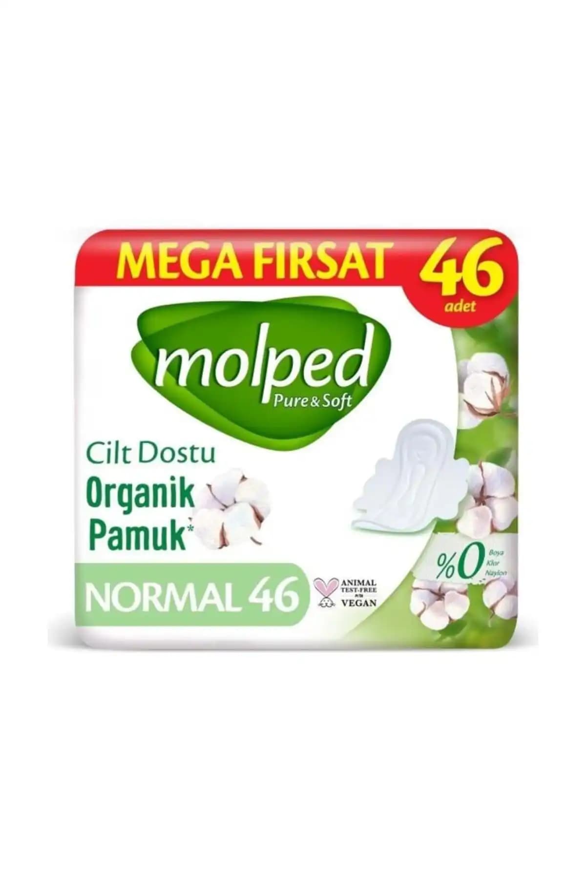 Molped Pure & Soft Mega Fırsat Serisi Hijyenik Pedler Günlük ve Gece Kullanımı İçin