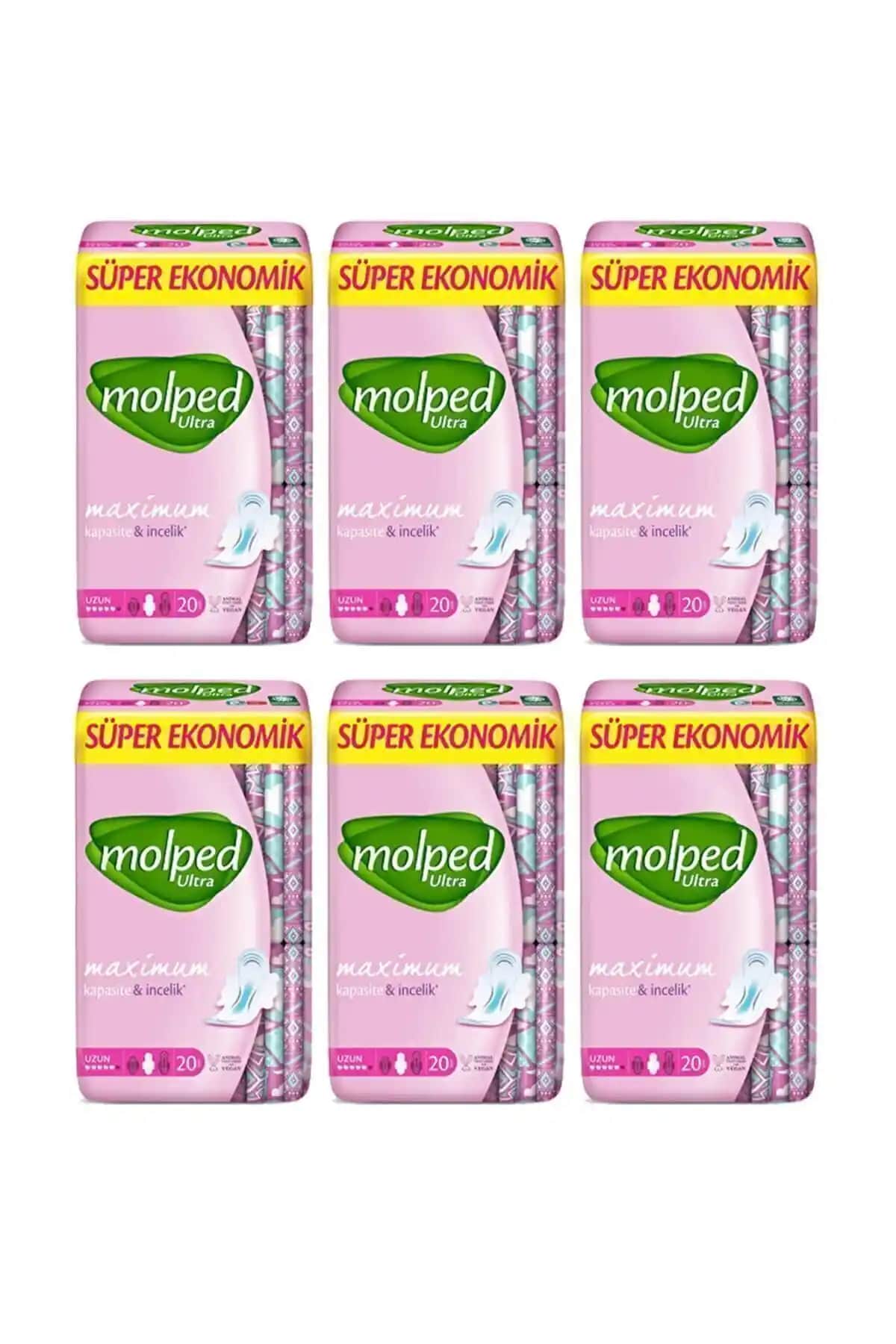 Molped Ultra Süper Ekonomik 20'li Uzun Gece Pedleri Konfor ve Ekonomiyi Bir Arada Sunar