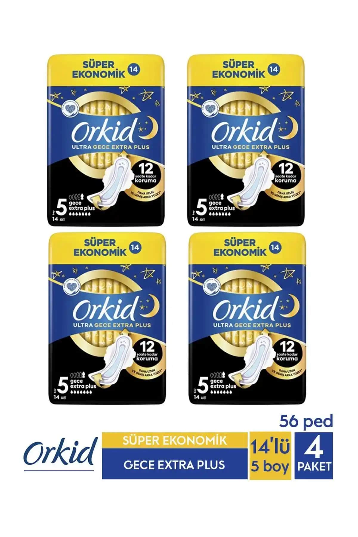 Orkid Süper Ekonomik Ultra Gece Plus: Konfor ve Güvenlik Sunan Hijyen Ürünü