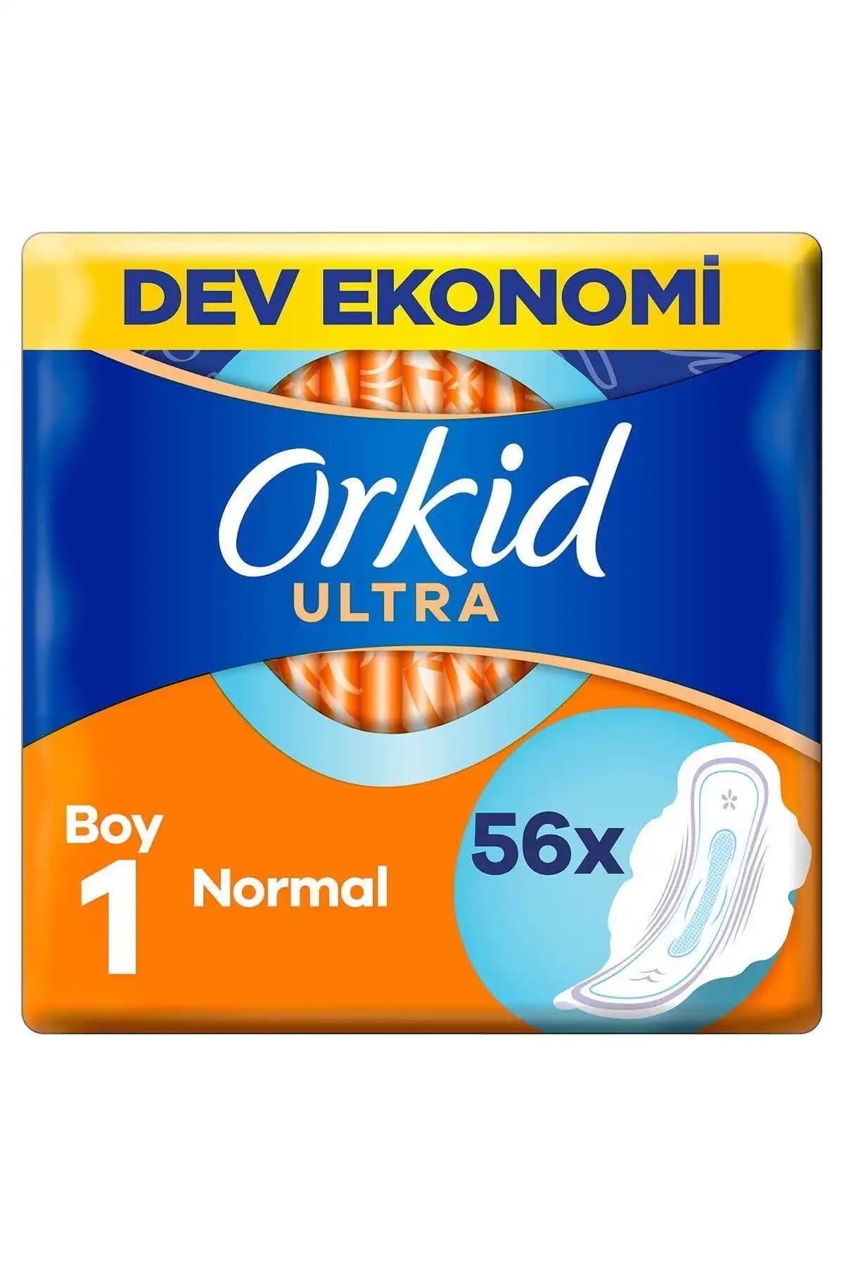 Orkid Ultra Extra Hijyenik Ped Normal 56 Adet Güvenilir ve Konforlu Günlük Kullanım Ürünü