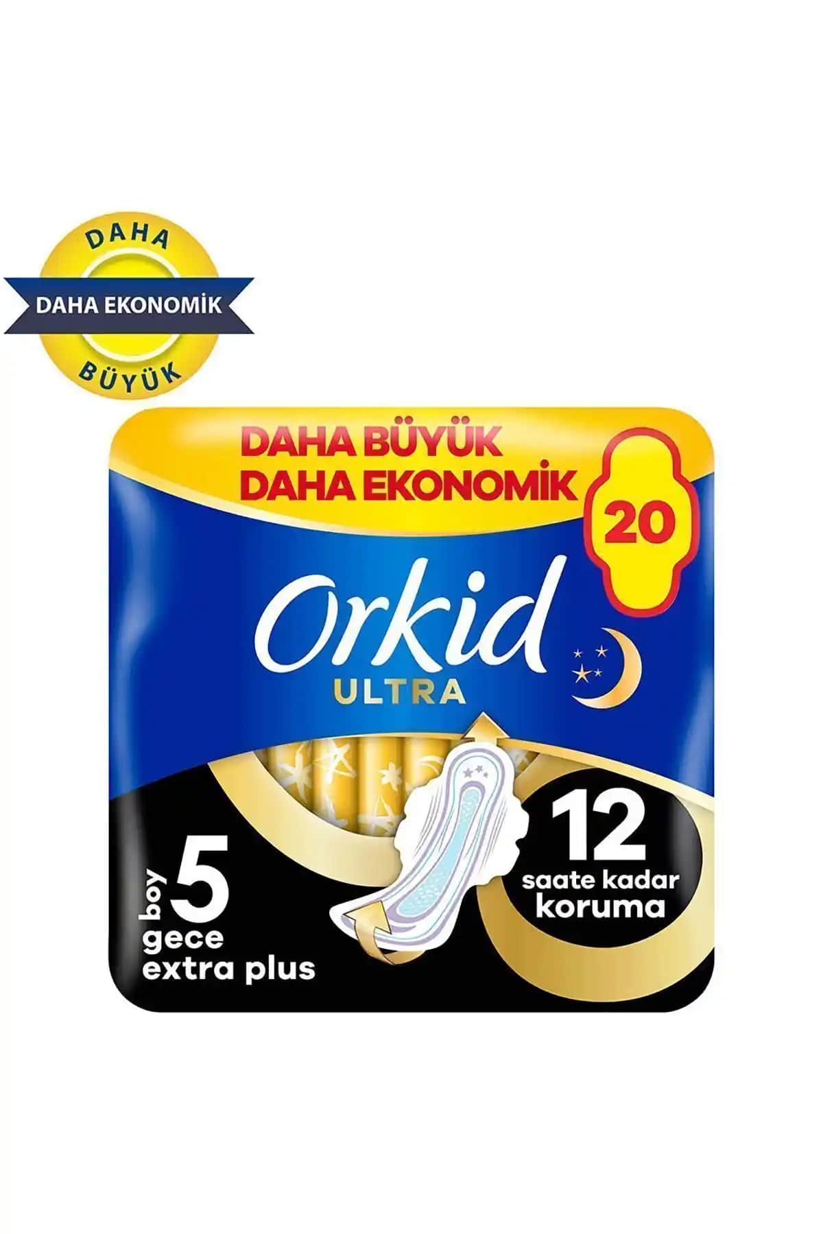 Orkid Ultra Gece Ekstra Plus: Güçlü Koruma ve Konfor Sunan Hijyenik Ped
