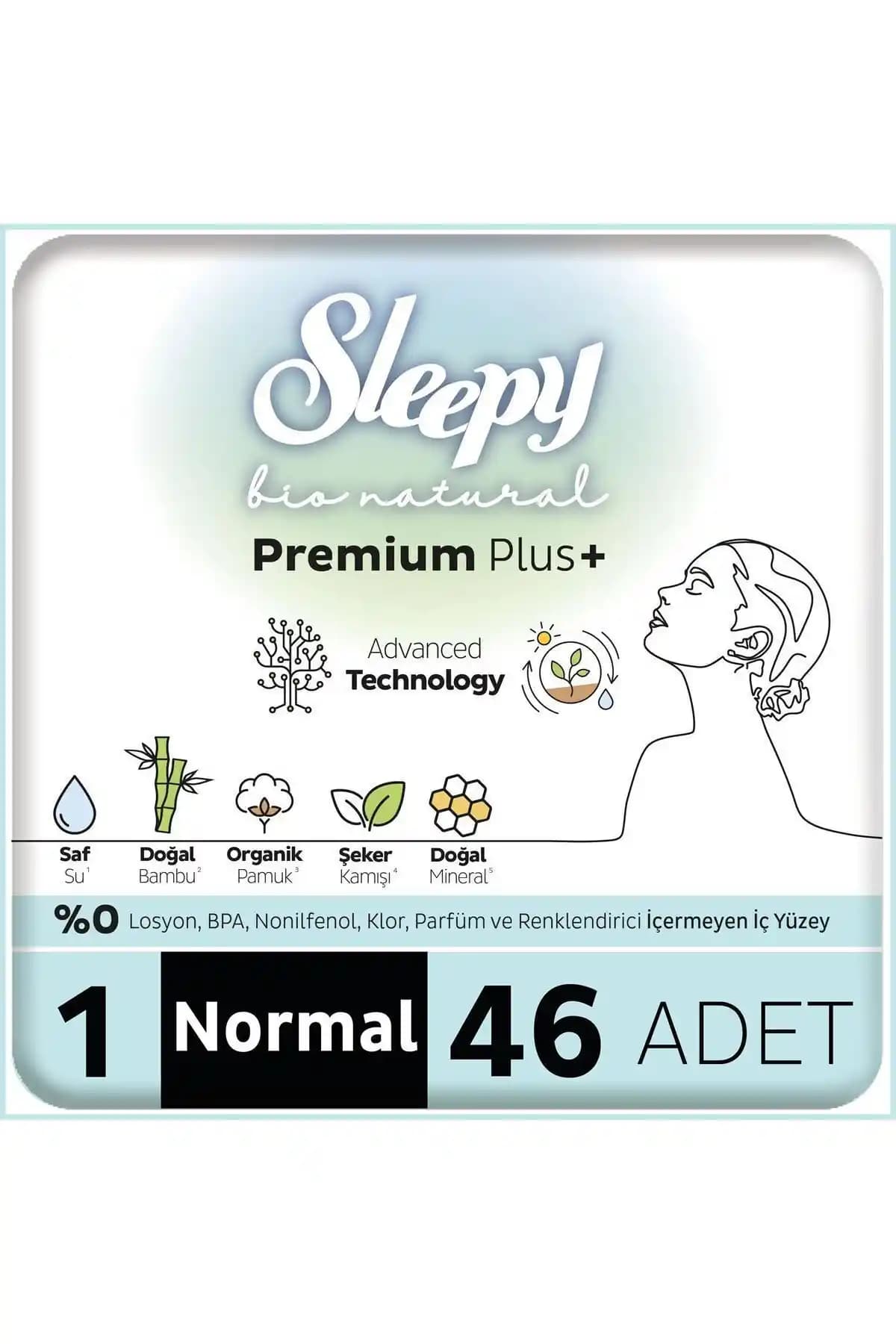 Sleepy Bio Natural Plus Hijyenik Pedler: Organik İçerik ve Yüksek Emicilik Özelliğiyle Günlük Kullanım