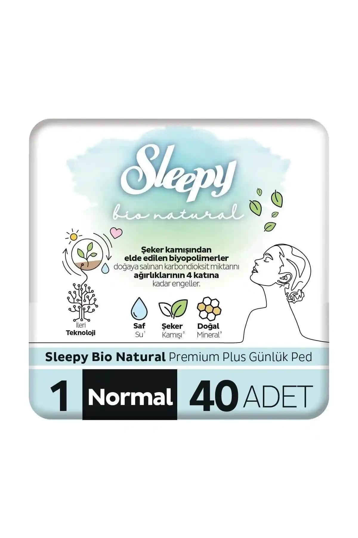 Sleepy Bio Natural Premium Plus Günlük Ped: Konfor ve Güvenle Günlük Kullanım