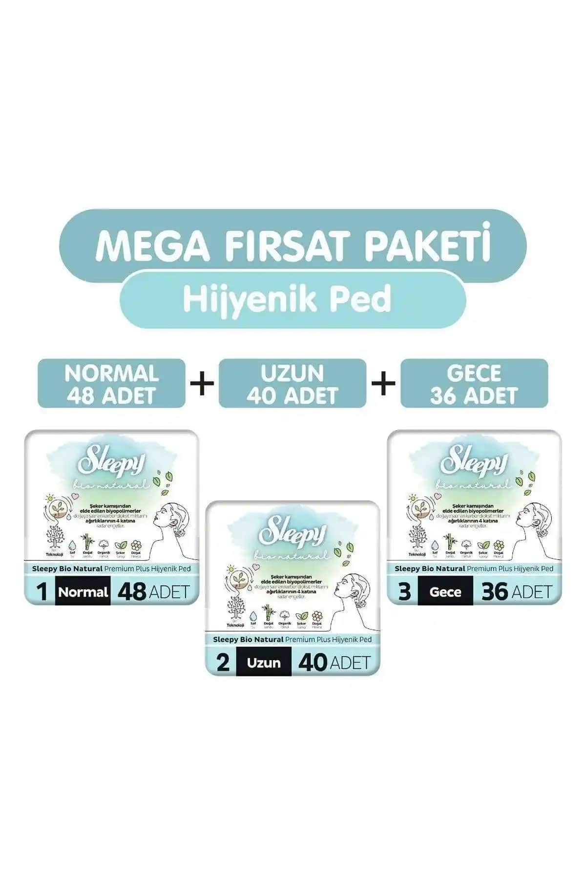 Sleepy Bio Natural Premium Plus Hijyenik Ped: Günlük Konfor ve Güvenlik İçin Mükemmel Seçenek