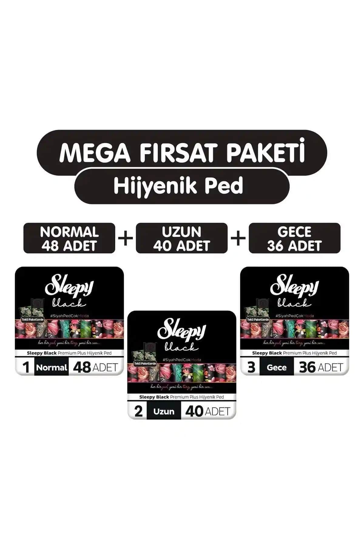 Sleepy Black Premium Plus Hijyenik Ped: Organik İçerikli Güvenilir ve Gizlilik Sağlayan Kadın Hijyen Ürünü