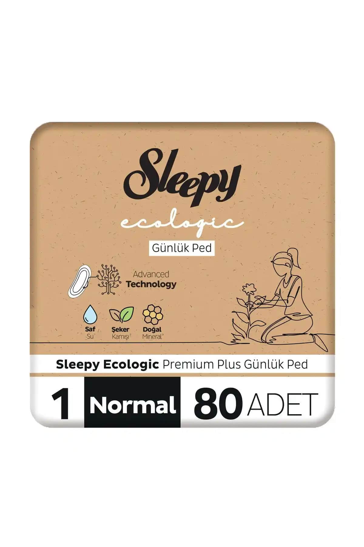 Sleepy Ecologic Premium Plus Günlük Ped: Yumuşak ve Güvenilir Günlük Hijyen Çözümü