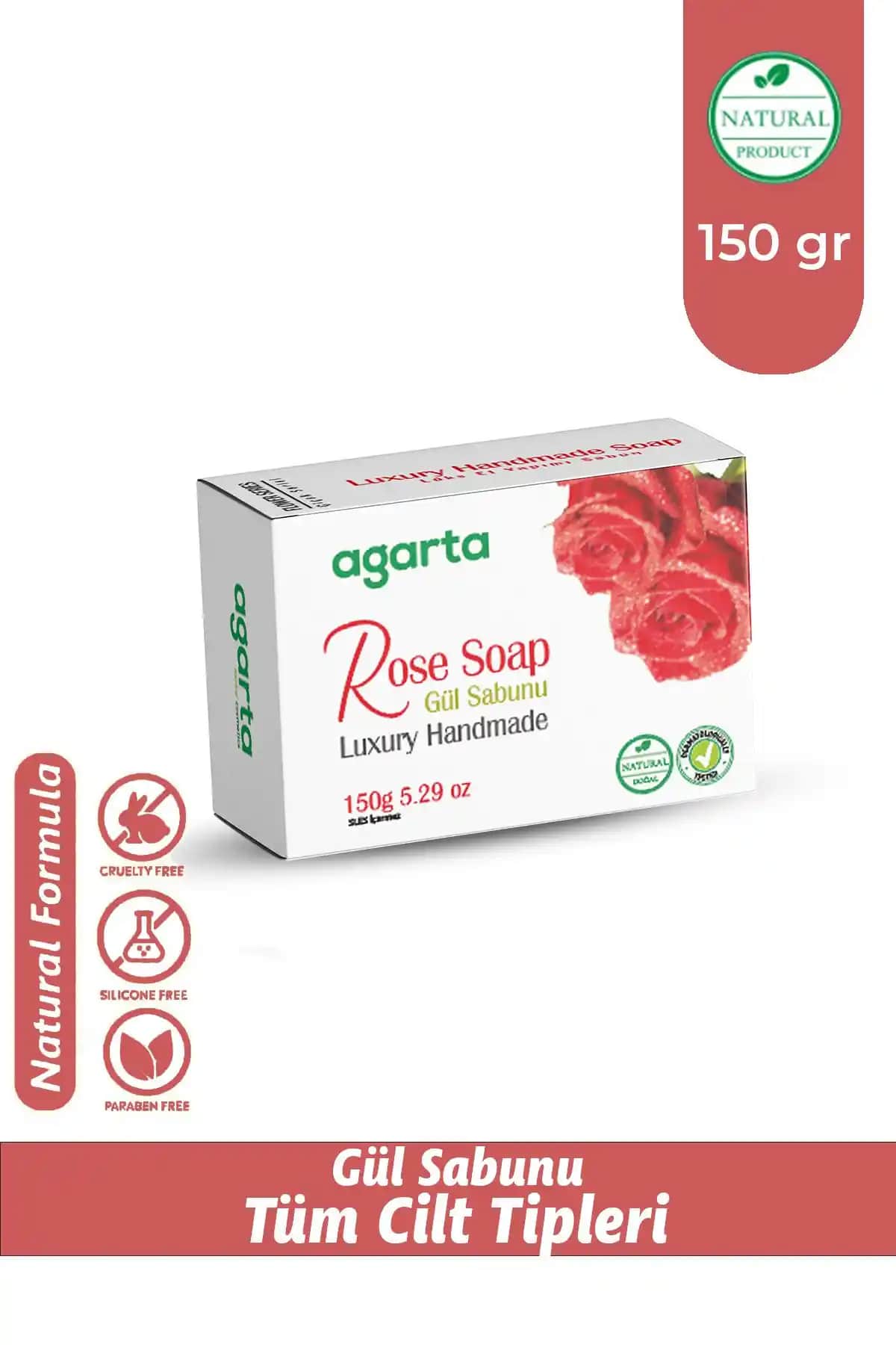 Agarta El Yapımı Doğal Gül Sabunu: Doğallık ve Güzelliğin Buluşması