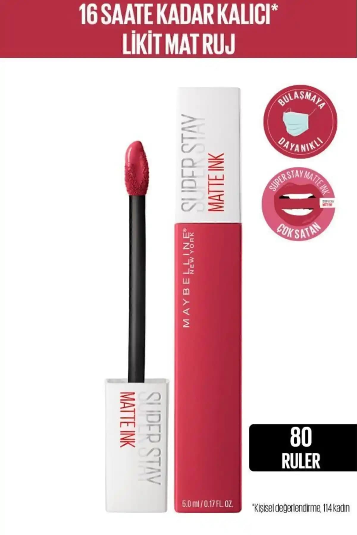 Maybelline Likit Mat Ruj Karşılaştırması 80 Ruler ve 320 Individualist