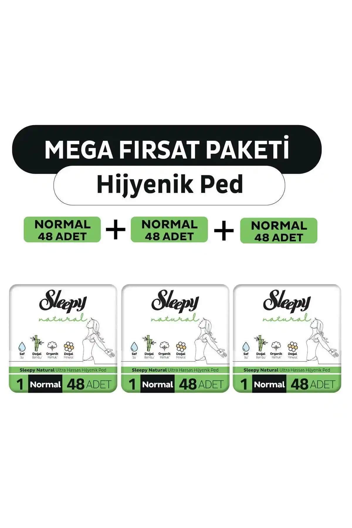 Sleepy Natural Ultra Hassas Hijyenik Pedler Günlük Konfor ve Güvenlik İçin Uygun Seçenek