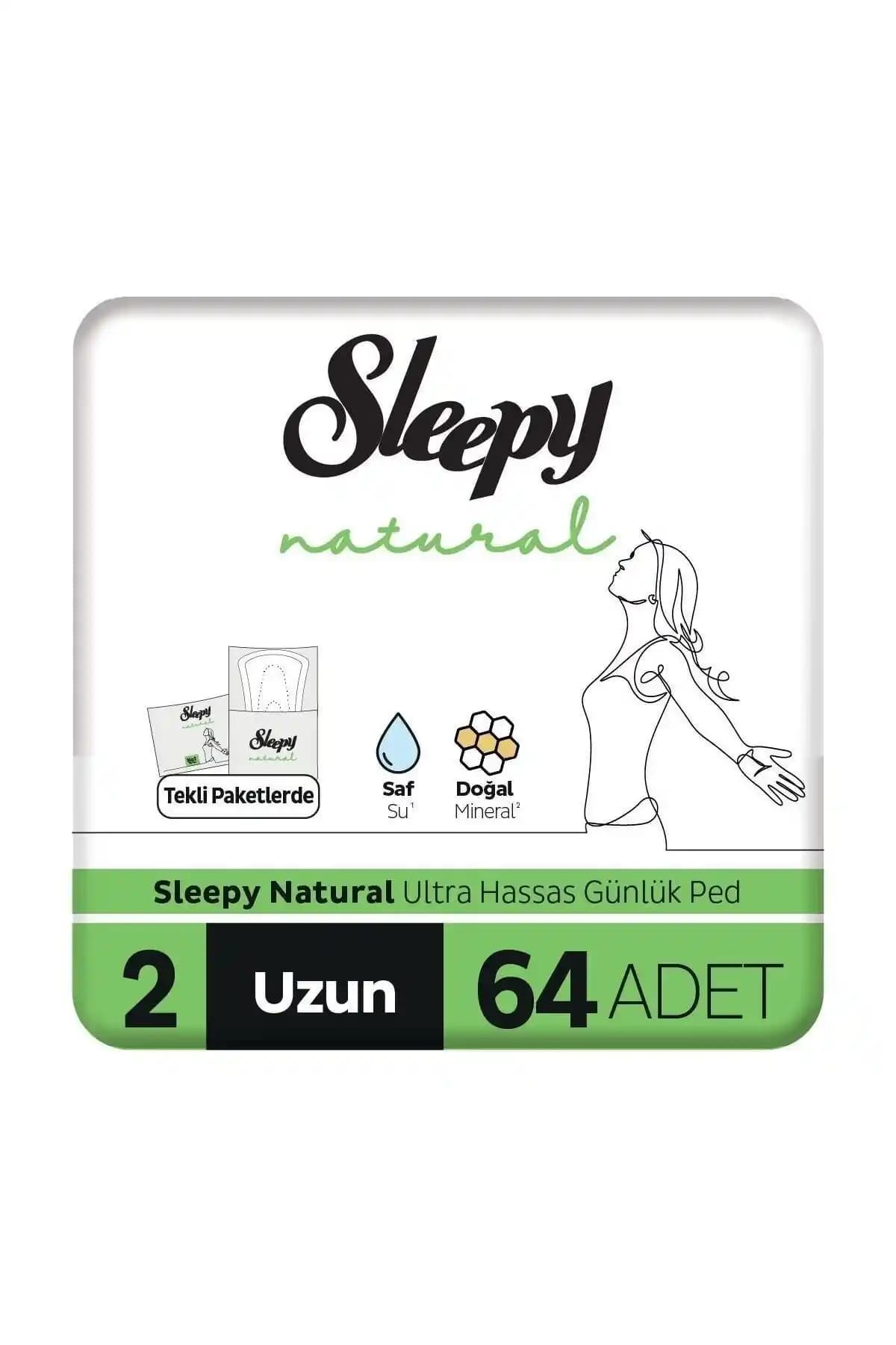 Sleepy Naturel Günlük Ped 64'lü - Yüksek Kalite ve Güvenilir Hijyen Ürünü