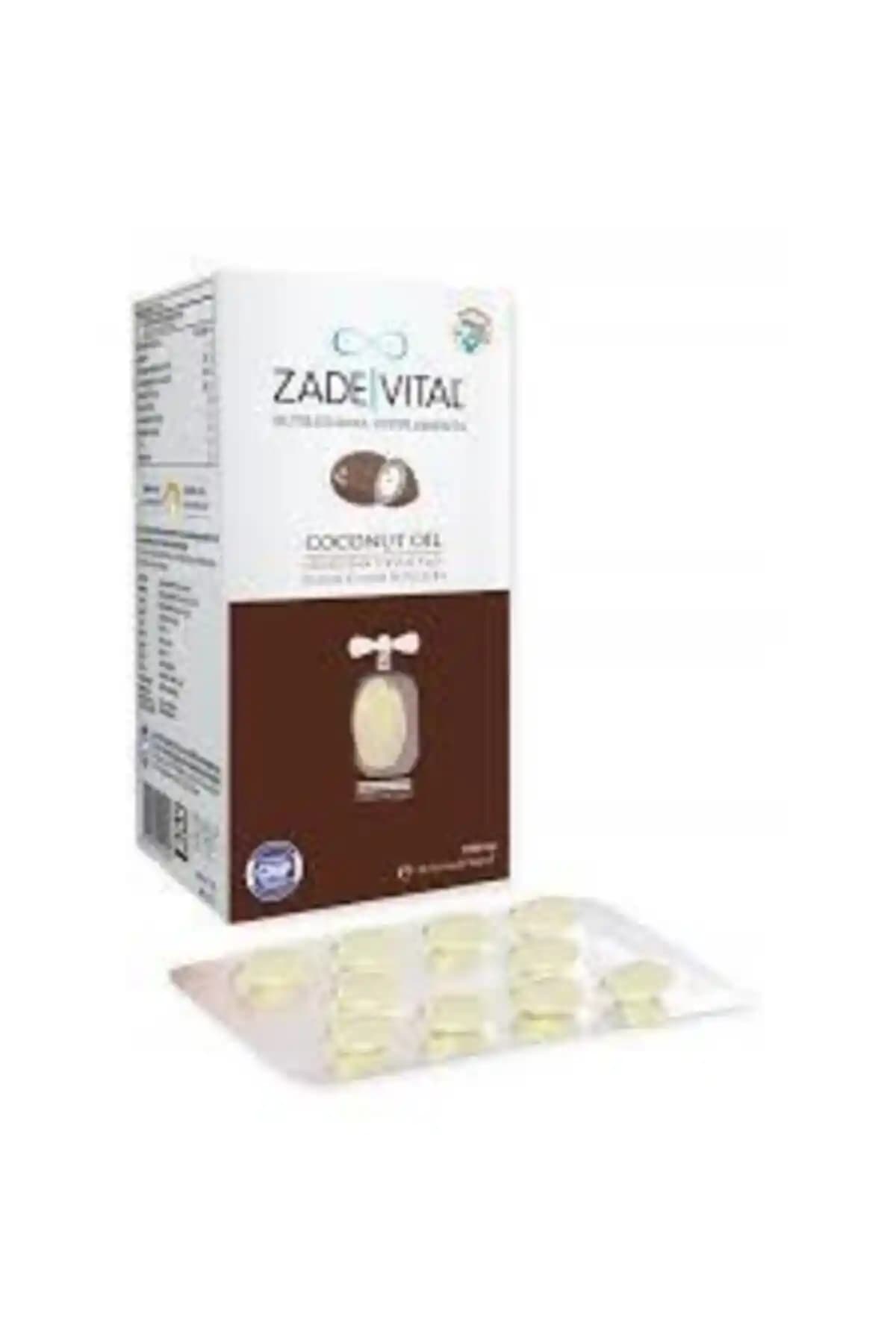 Zade Vital Hindistan Cevizi Yağı 1000 Mg 60 Kapsül Doğal ve Sağlıklı Yaşam İçin Güçlü Destek