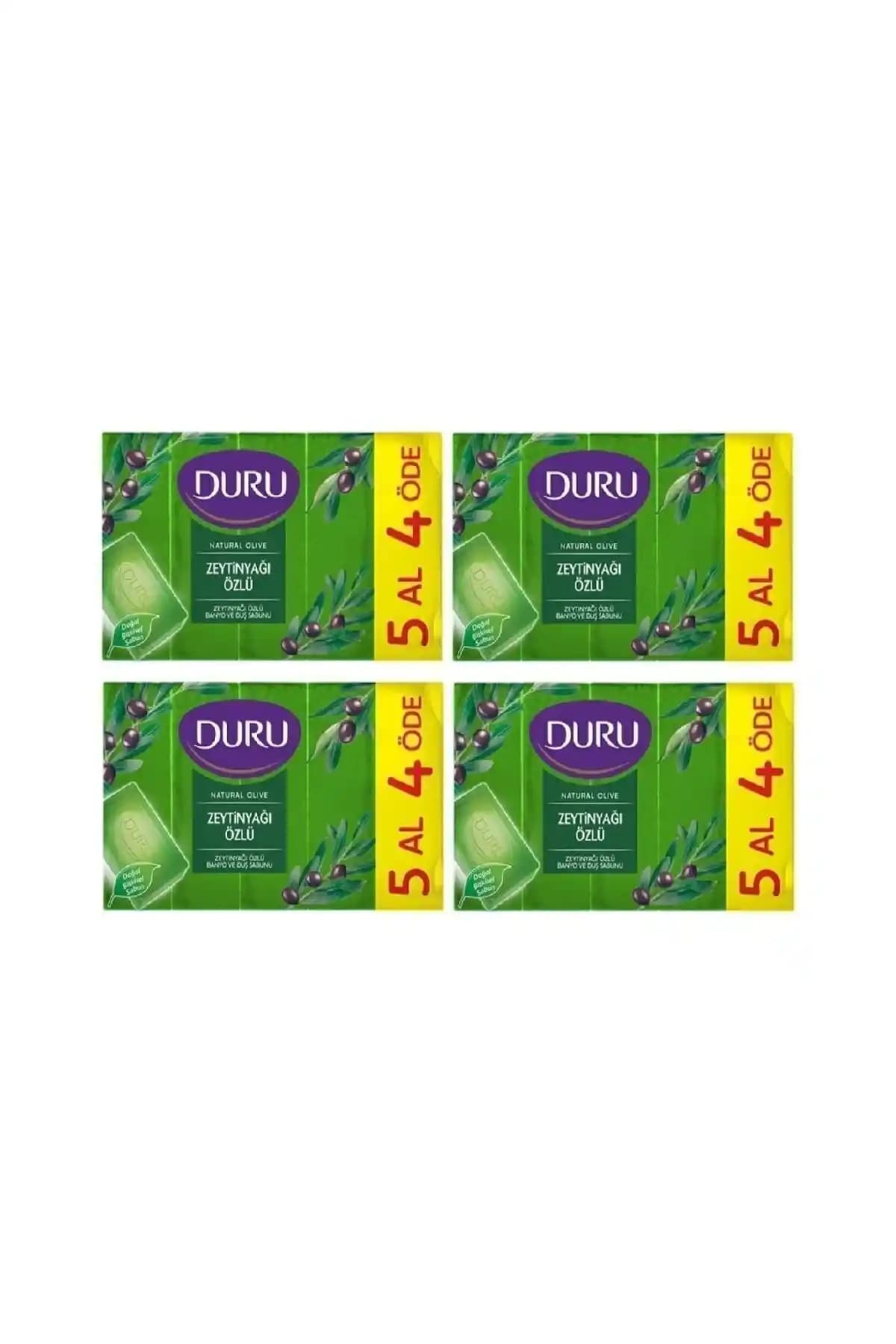 Duru Duş Sabun Zeytin Yağı Özlü Doğal ve Cilt Dostu Temizlik Ürünü