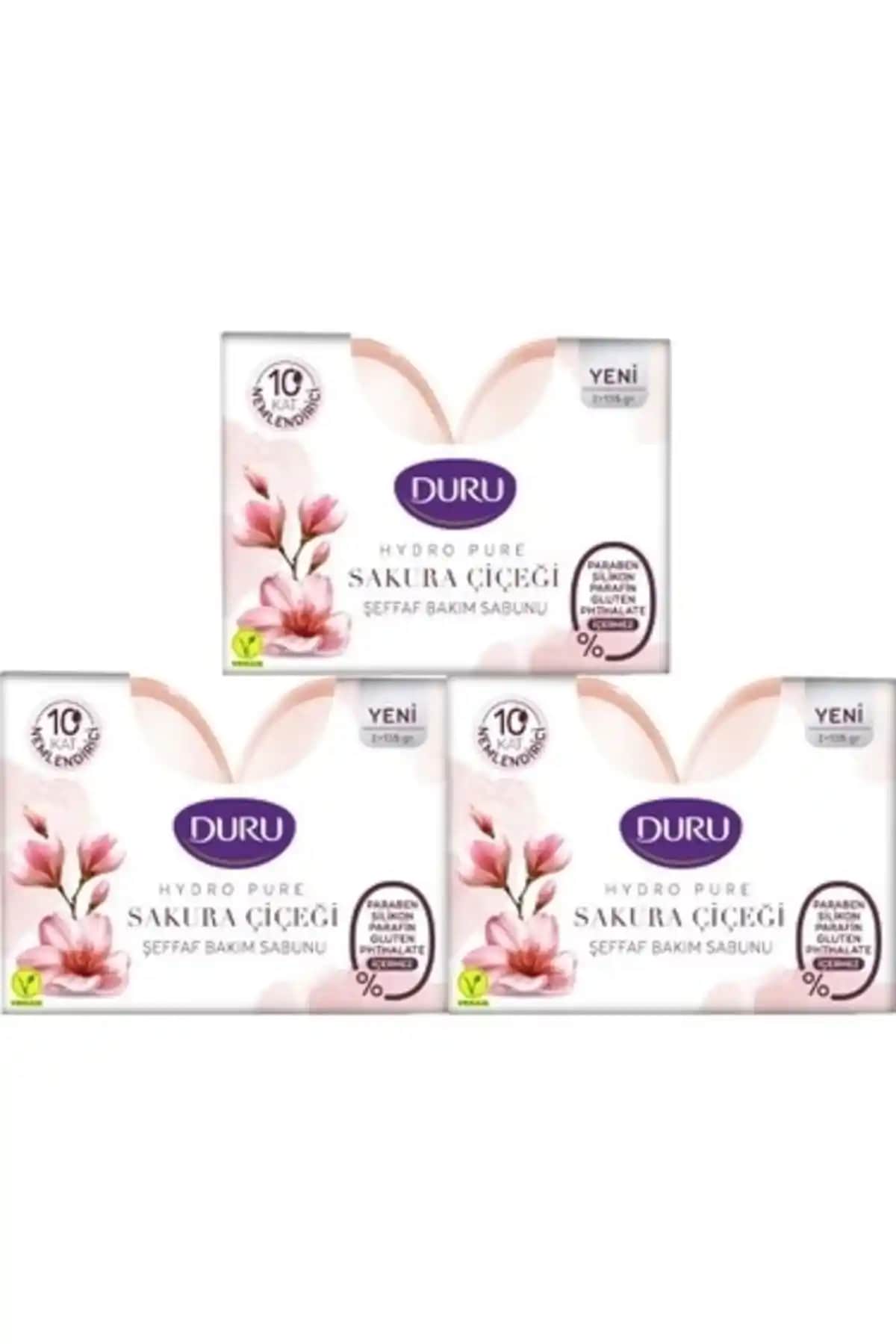 Duru Hydro Pure Sakura Çiçeği Sabunları: Doğal ve Ferahlatıcı Cilt Temizliği İçin Üstün Seçenek