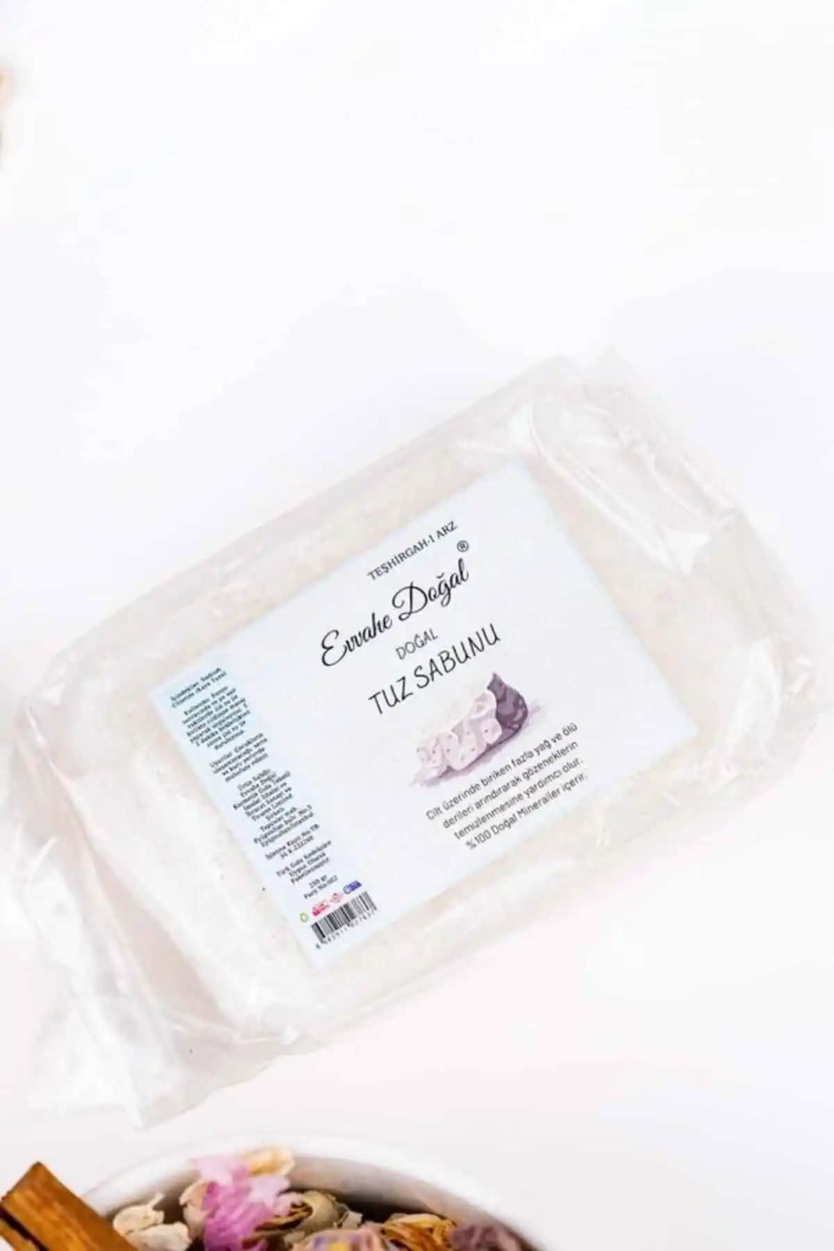 Evvahe Doğal Tuz Sabunu ile doğal ve etkili cilt temizliği ve arındırma