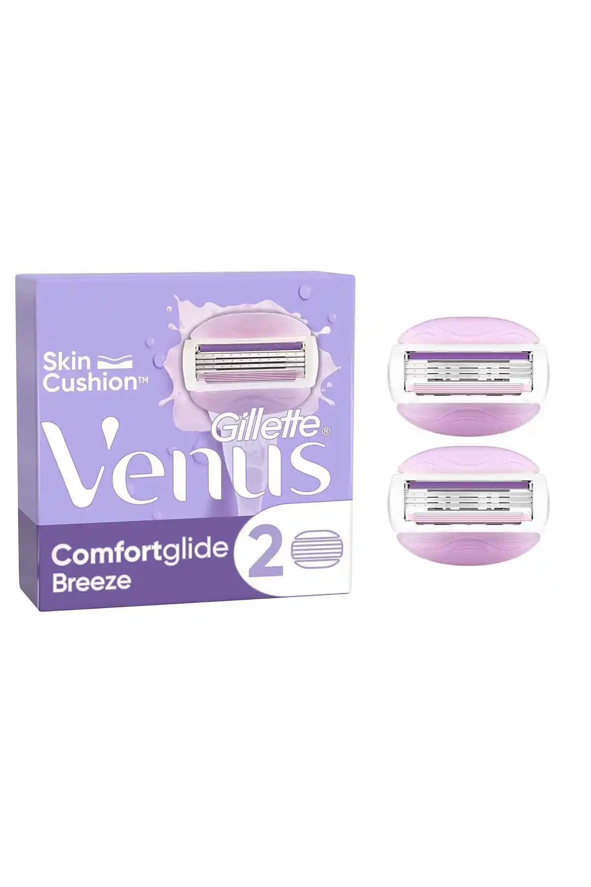 Gillette Venus Comfortglide Breeze ve 3 Bıçaklı Tıraş Bıçakları Karşılaştırması