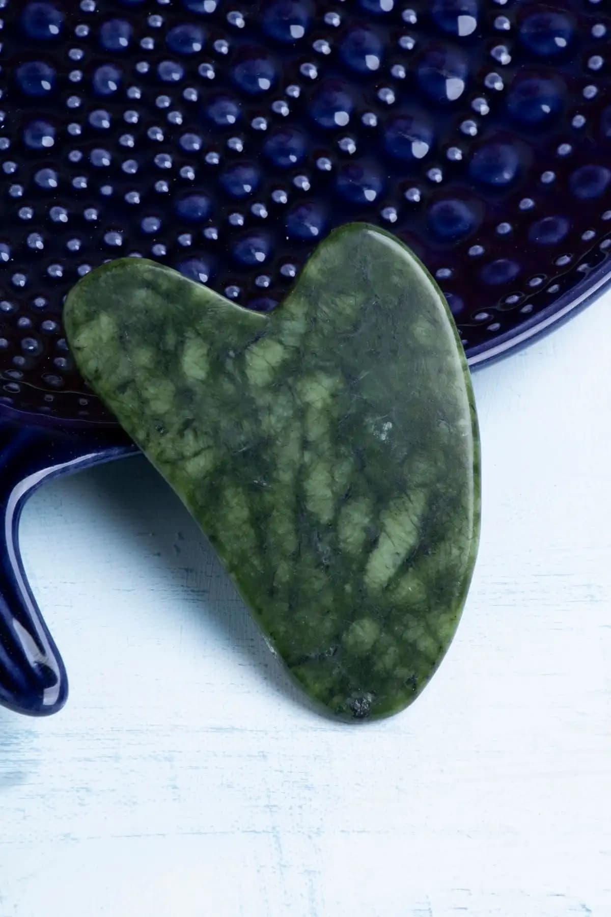 Osmanlı Doğal Taş Yeşim ve Seay Aventurin Gua Sha Karşılaştırması 1