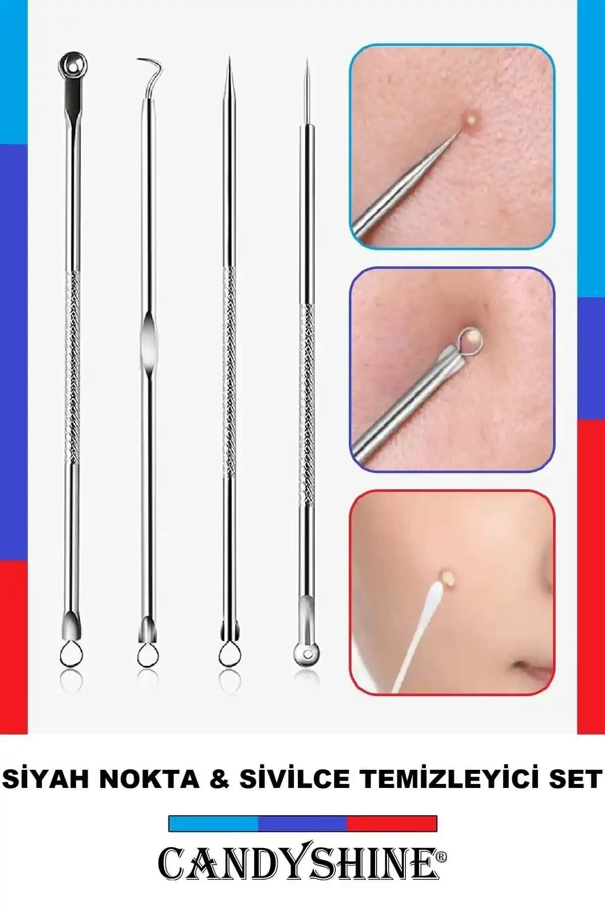 CandyShine ve Vassoul paslanmaz çelik komedon setlerinin detaylı karşılaştırması