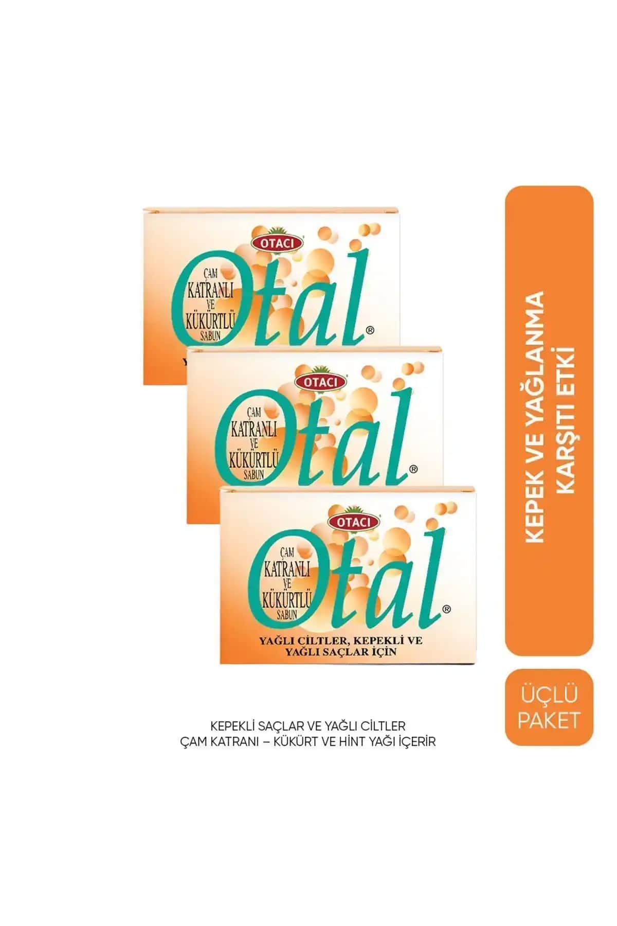 Otacı Otal Sabun Üçlü Paketi Doğal ve Etkili Cilt ve Saç Bakımı Ürünleri