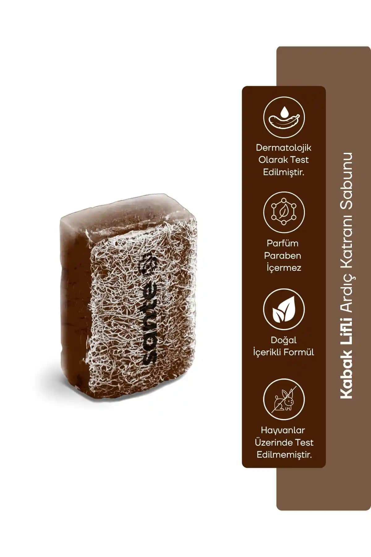 SantePlus Kabak Lifli Ar<dı>ç Katranı Sabunu: Doğal İçeriklerle Cilt Bakımında Yenilik