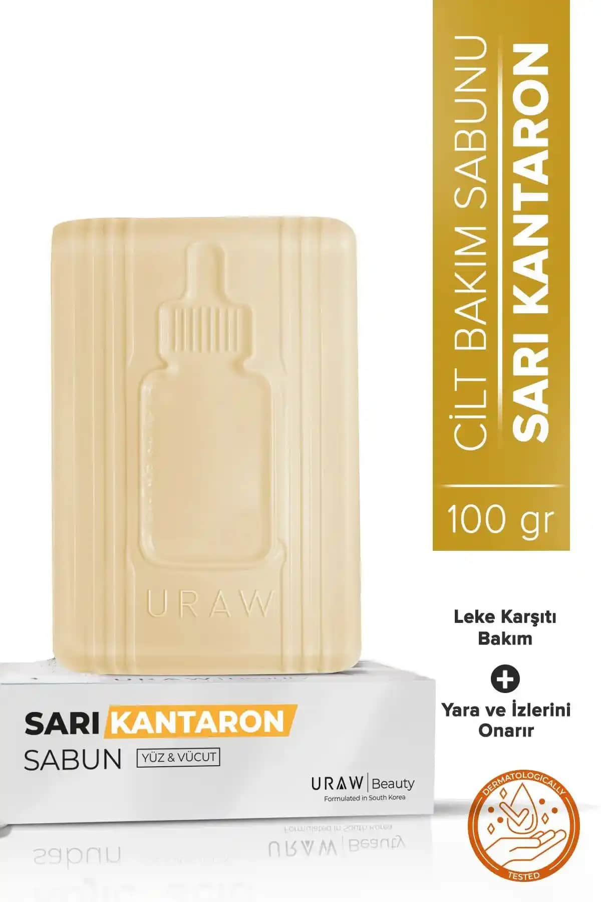 Uraw Sarı Kantaron Sabun: Doğal ve Güçlü Cilt Temizliği ve Leke Giderici Özellikler