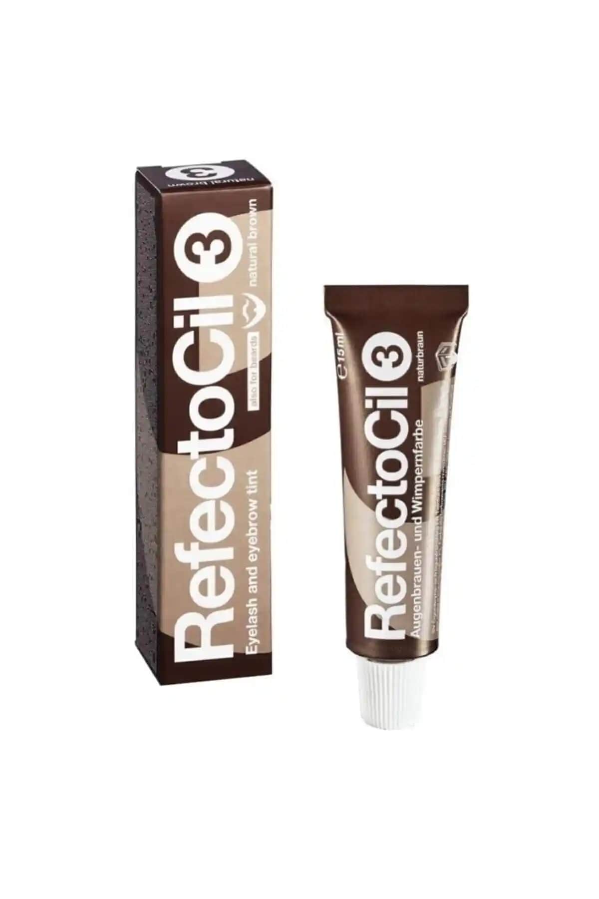 Refectocil 3 Numara Koyu Kahve Kaş ve Kirpik Boyası Doğal ve Kalıcı Renk Sağlar