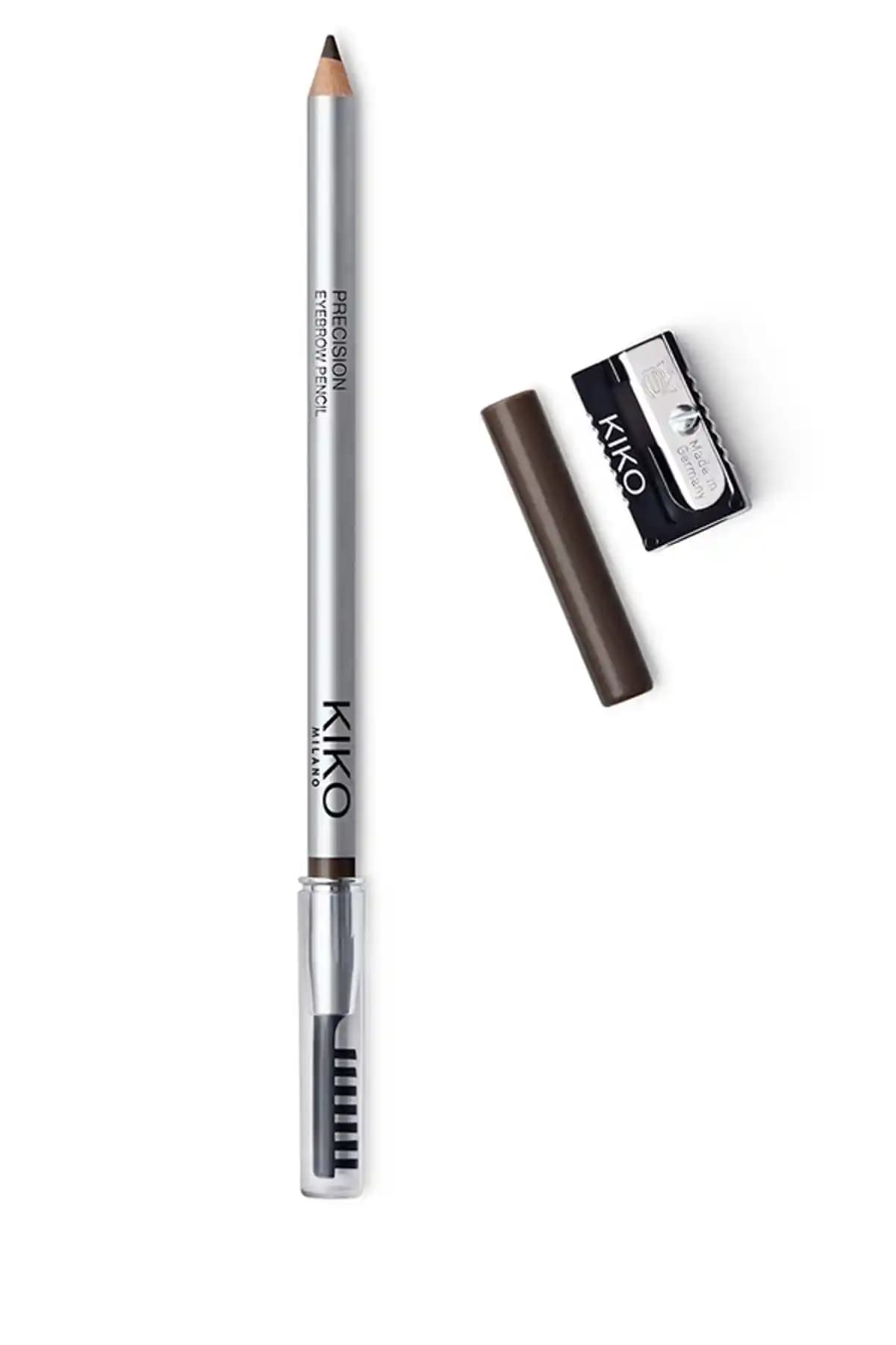 KIKO Precision Eyebrow Pencil 02 Dark Chestnut doğal ve belirgin kaşlar için ideal