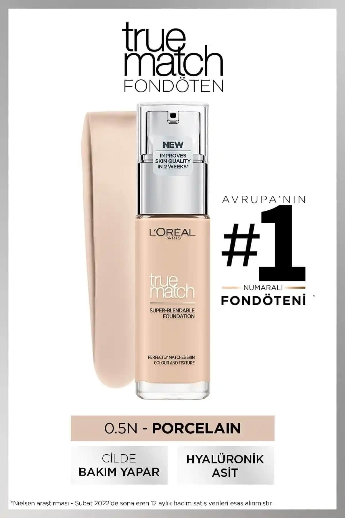 L'Oreal Paris True Match Fondöten Karşılaştırması: Porselen ve Altın İvory Tonlar
