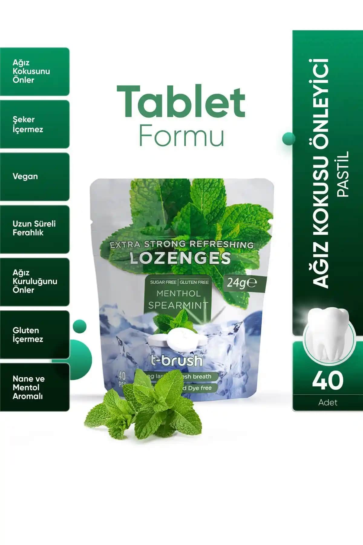 TBRUSH Ağız Kokusu Önleyici ve Ferahlatıcı Ağız Çalkalama Tableti Karşılaştırması