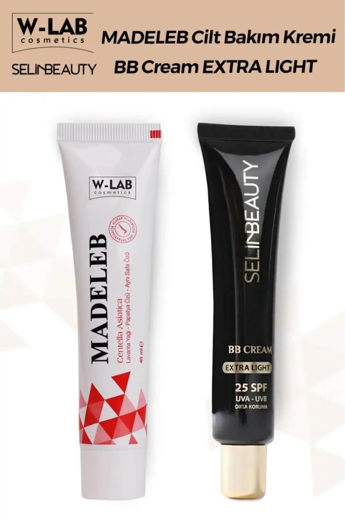 W-Lab Kozmetik Madeleb Krem ve Selin Beauty BB Cream Karşılaştırması