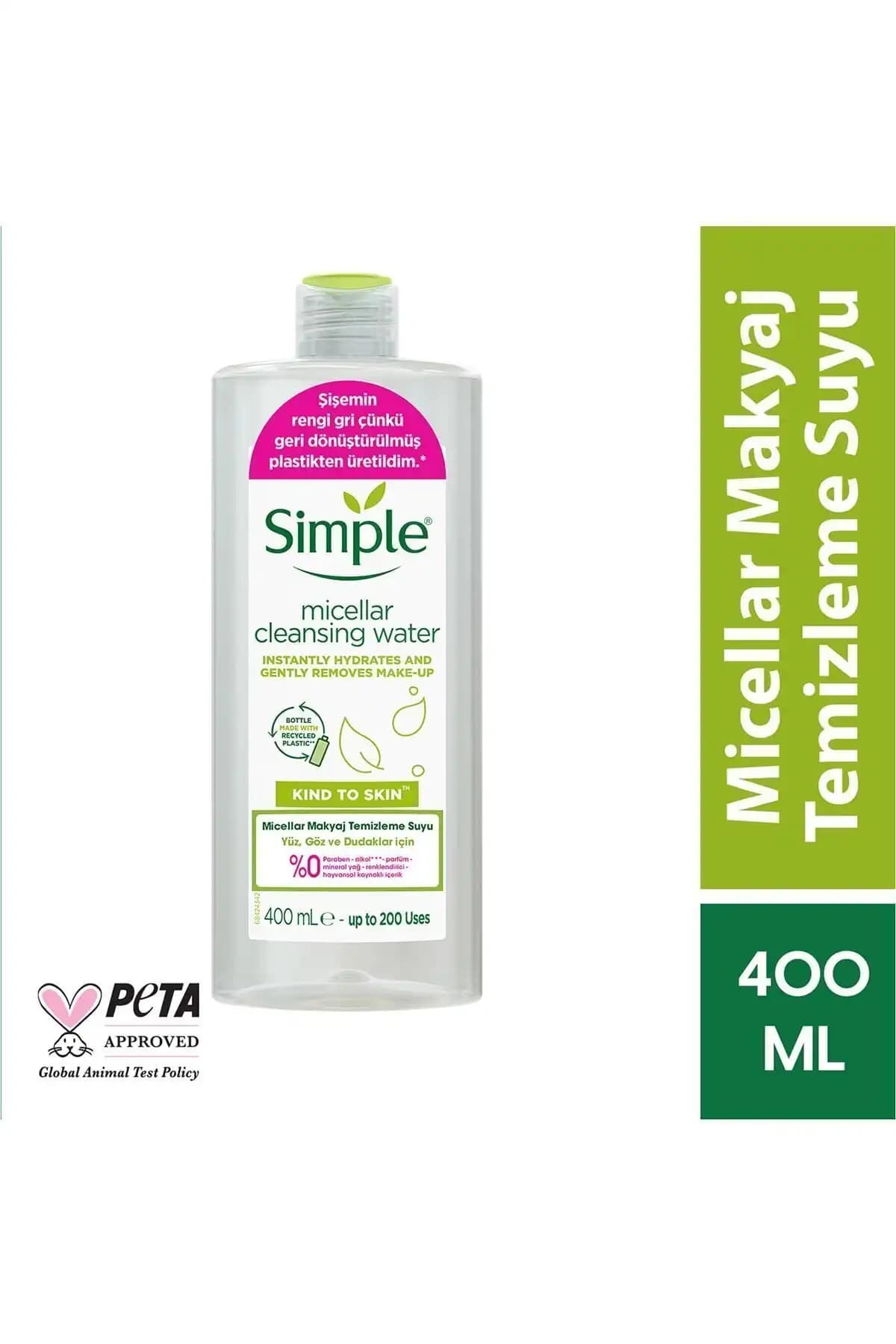 Garnier ve Simple Micellar Makyaj Temizleme Suyu Karşılaştırması 2