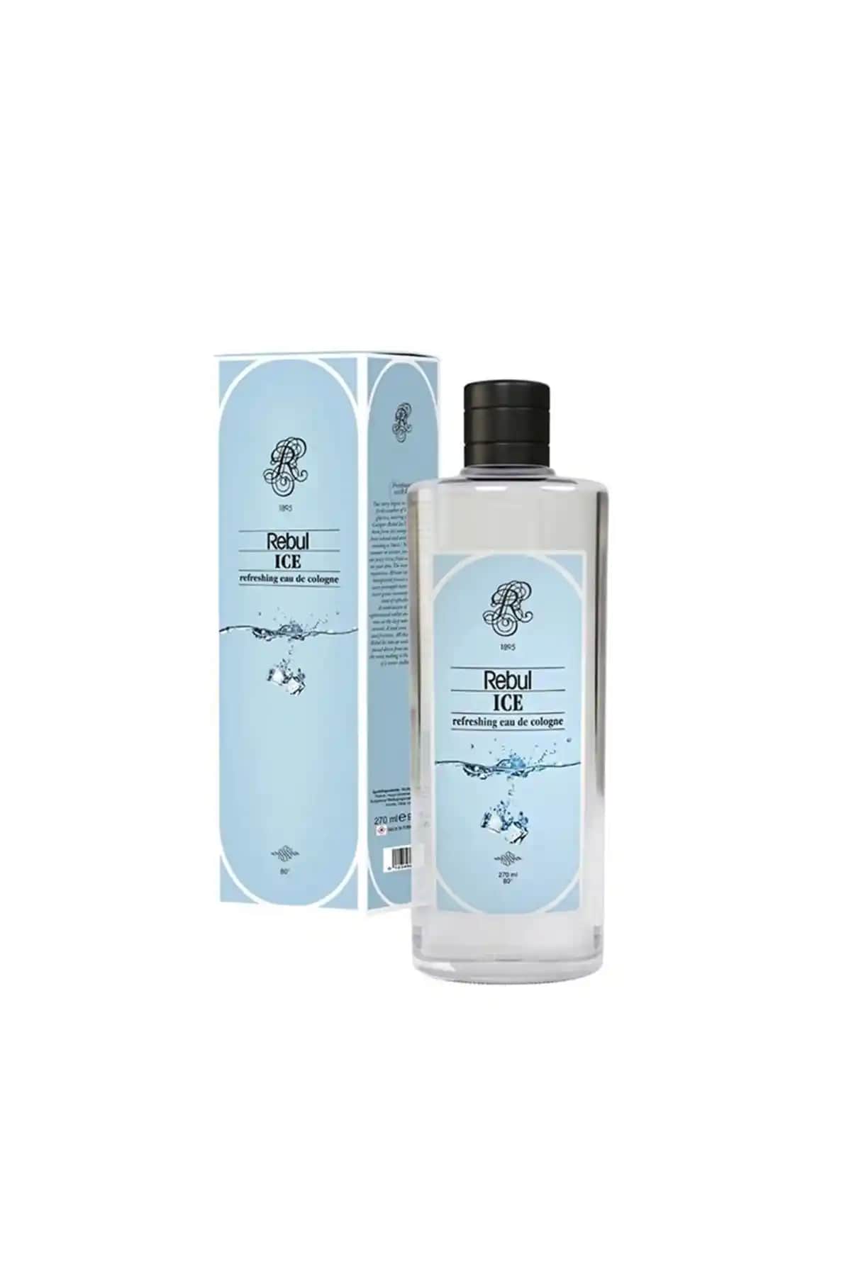 Rebul Ice 270 ml Kolonya: Ferahlatıcı ve Kalıcı Erkeksi Koku Deneyimi