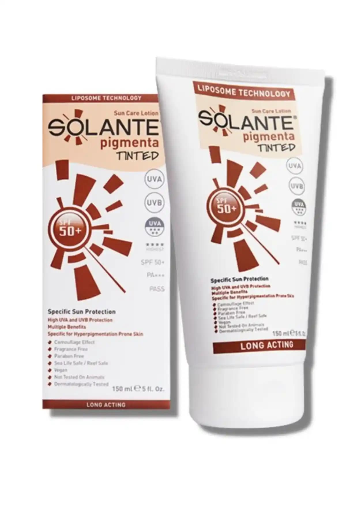 Solante Pigmenta ve Telerubor SPF 50 Güneş Koruyucu Ürünlerin Karşılaştırması