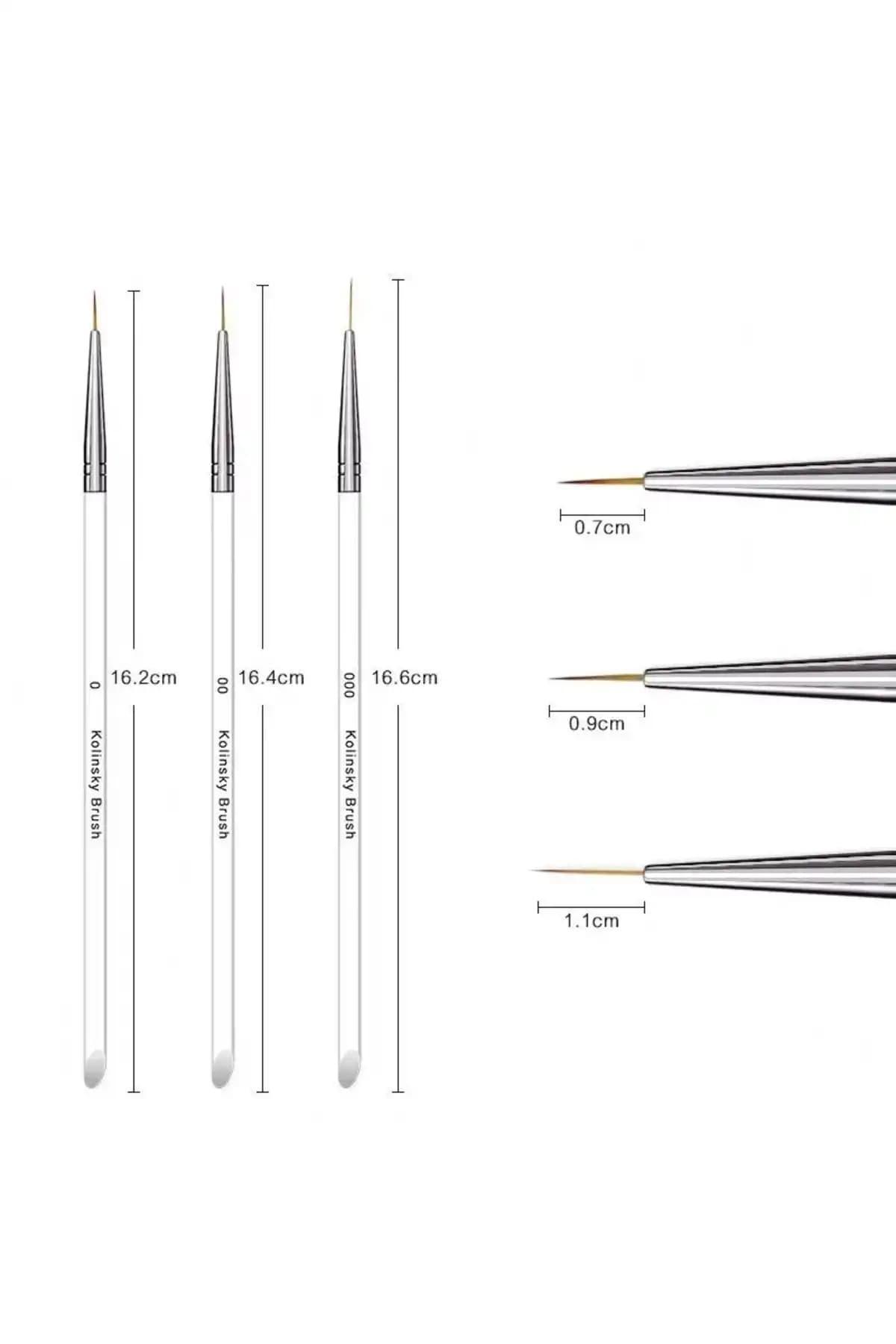 Tırnak Sanatı İçin Nail Master ve Venalisa Fırça Setlerinin Karşılaştırması 2