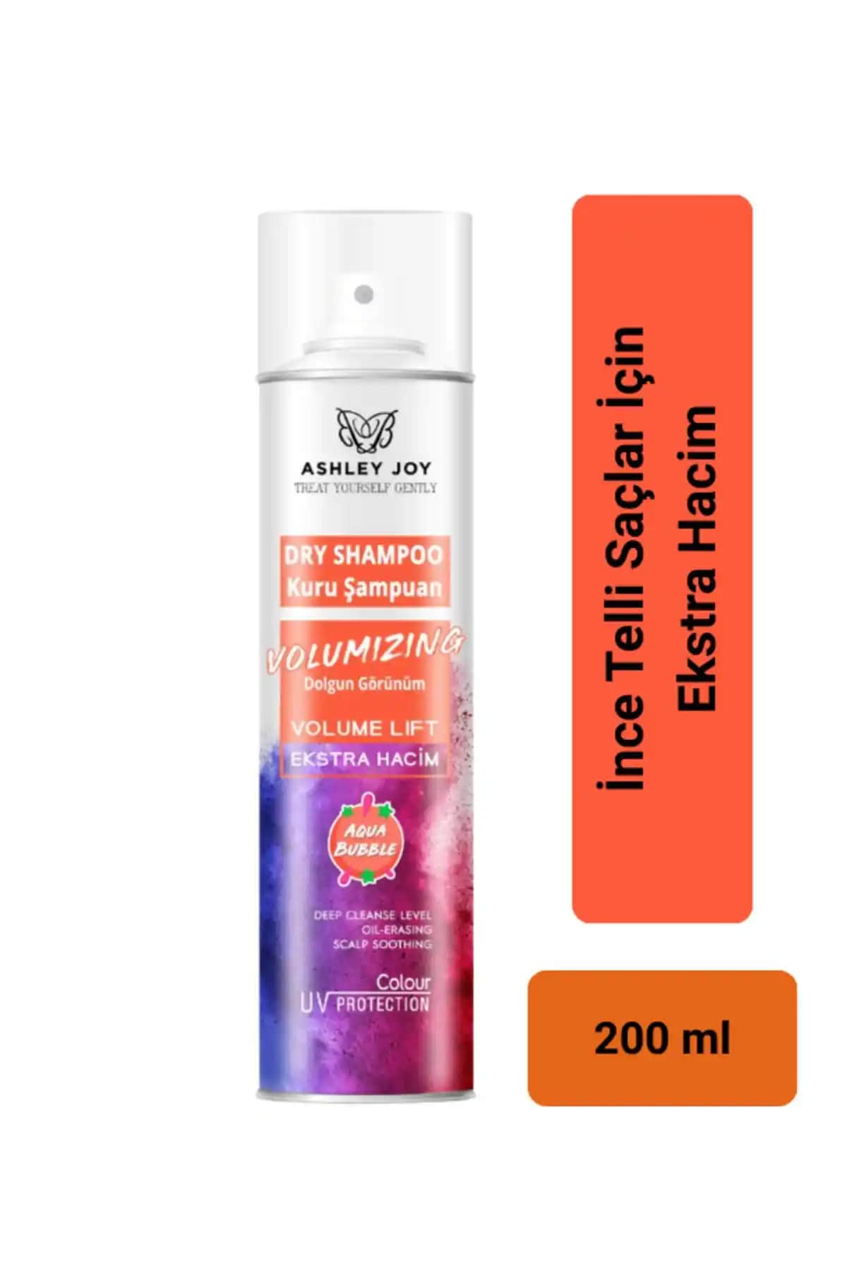 Ashley Joy Kuru Şampuan Hacim Veren ve UV Korumalı Ferah Kokulu 200 ml