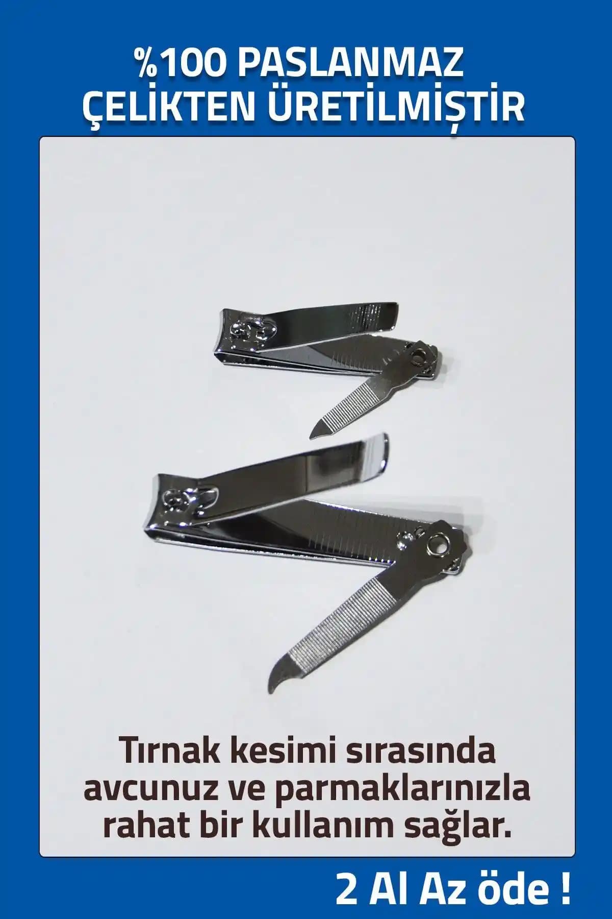 Aytan Home Paslanmaz Çelik Tırnak Makası Seti Güvenilir ve Dayanıklı Bakım Arkadaşınız