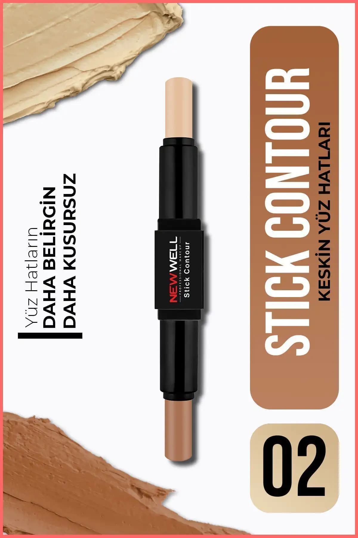 New Well Stick Contour No 02: Pratik ve Doğal Görünüm Sağlayan Kontür Ürünü