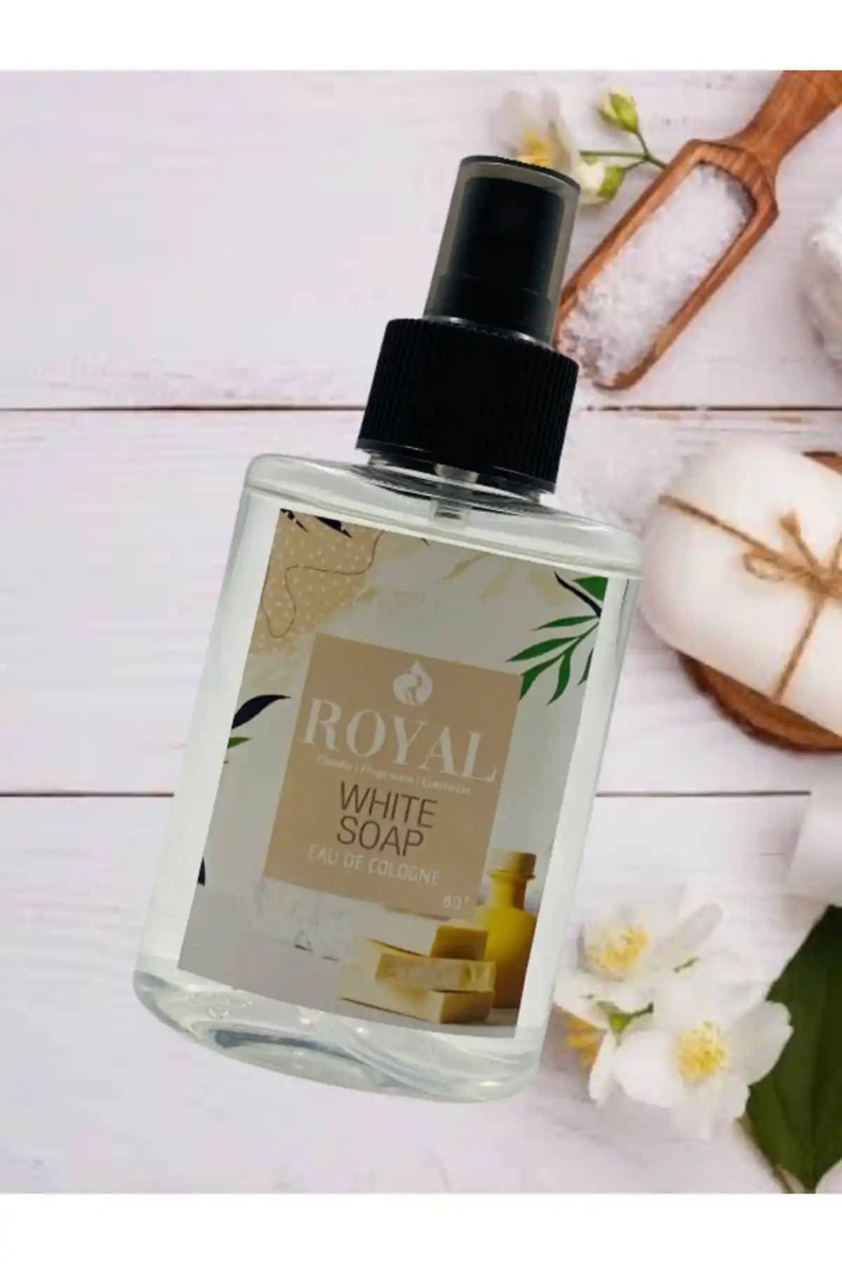Royal Mum Kolonya White Soap 100 Ml Temizlik ve Kalıcı Beyaz Sabun Kokusu