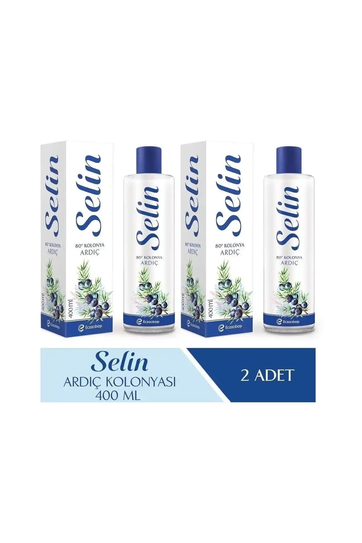 Selin Parfümlü Kolonya Ardıç 400 ml 2'li Set ile Ferah ve Kalıcı Temizlik Deneyimi