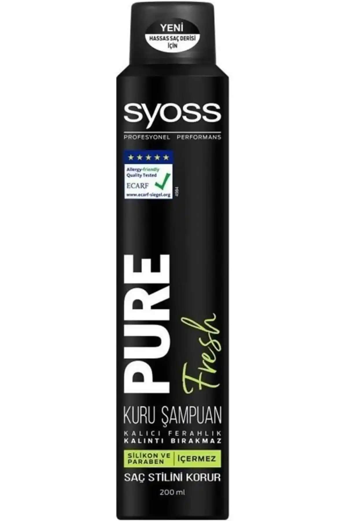 Syoss Kuru Şampuan Pure Fresh: Hızlı ve Etkili Saç Temizliği İçin Güvenilir Çözüm