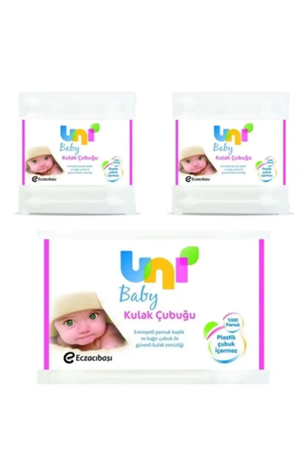 Uni Baby Kulak Çubuğu Güvenli ve Etkili Bebek Kulak Temizliği İçin Tasarlandı