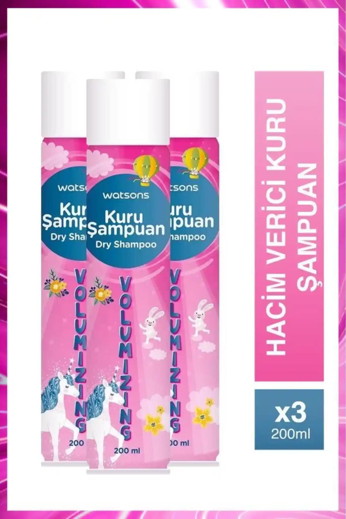 Watsons Hacim Verici Kuru Şampuan: Günlük Kullanım İçin Etkili ve Pratik Saç Bakım Ürünü