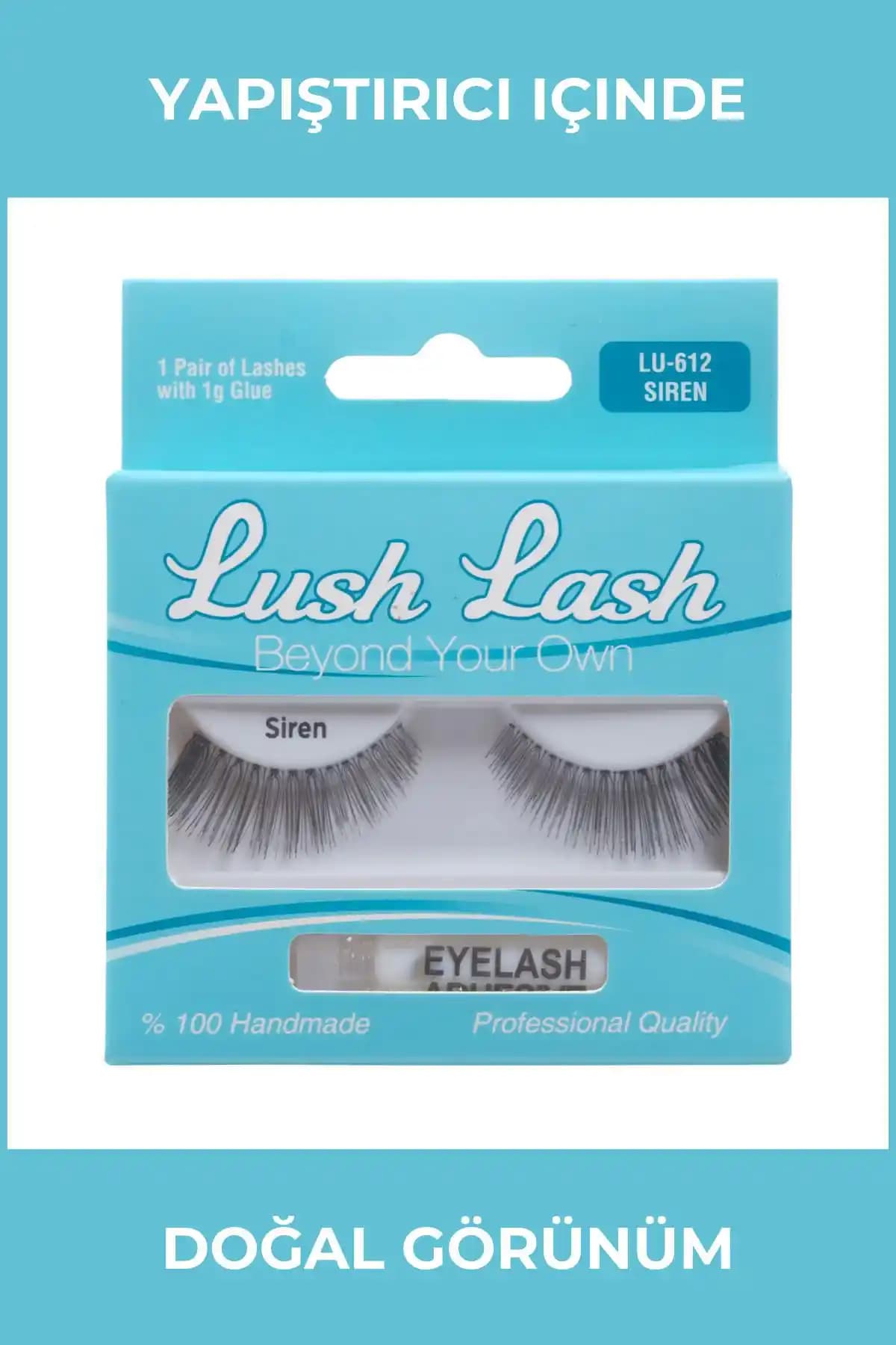 Lush Lash Takma Kirpik Siren Lu-612 ve Trıo Tekli Kısa Uzun Karşılaştırması