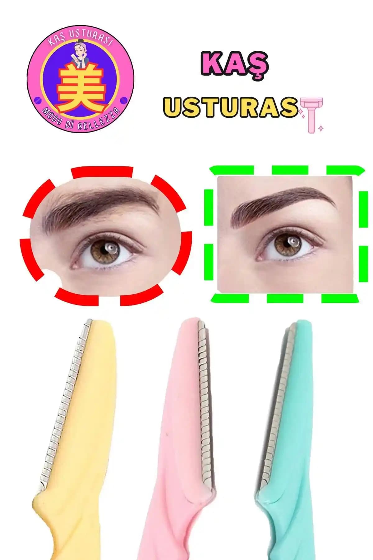 Modo Di Bellezza Kaş Usturası: Güvenli ve Cilt Dostu Yüz Şekillendirme Aracı