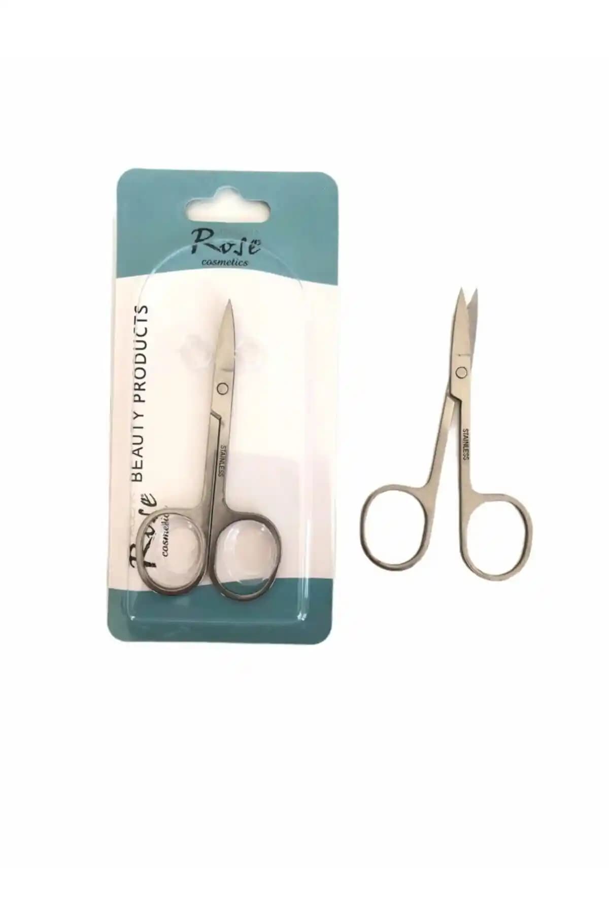 Roesıa Rose Cosmetics Kaş ve Bıyık Makası: Dayanıklı ve Keskin Tasarımıyla Bakımda Vazgeçilmez