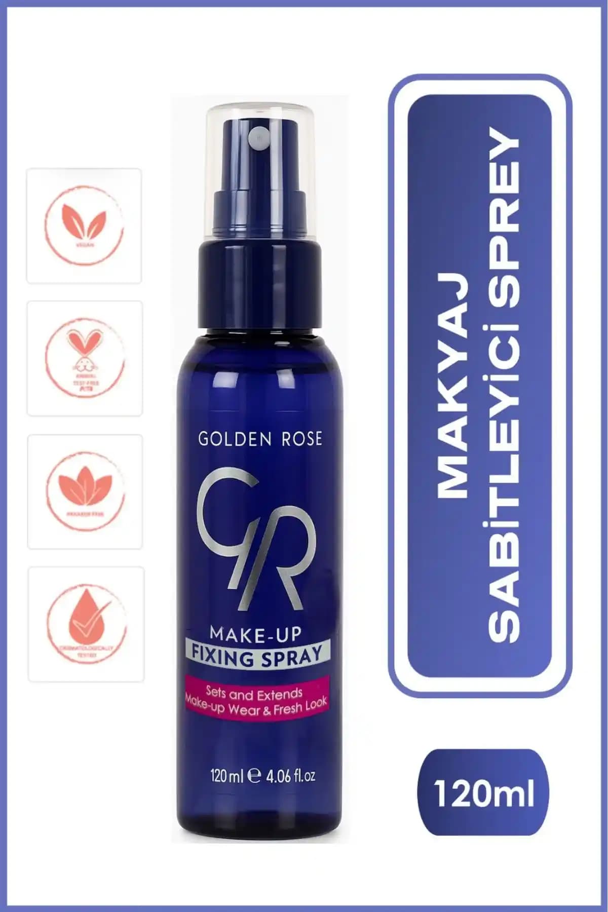 Golden Rose Make Up Fixing Spray ile Gün Boyu Kalıcı ve Taze Makyaj