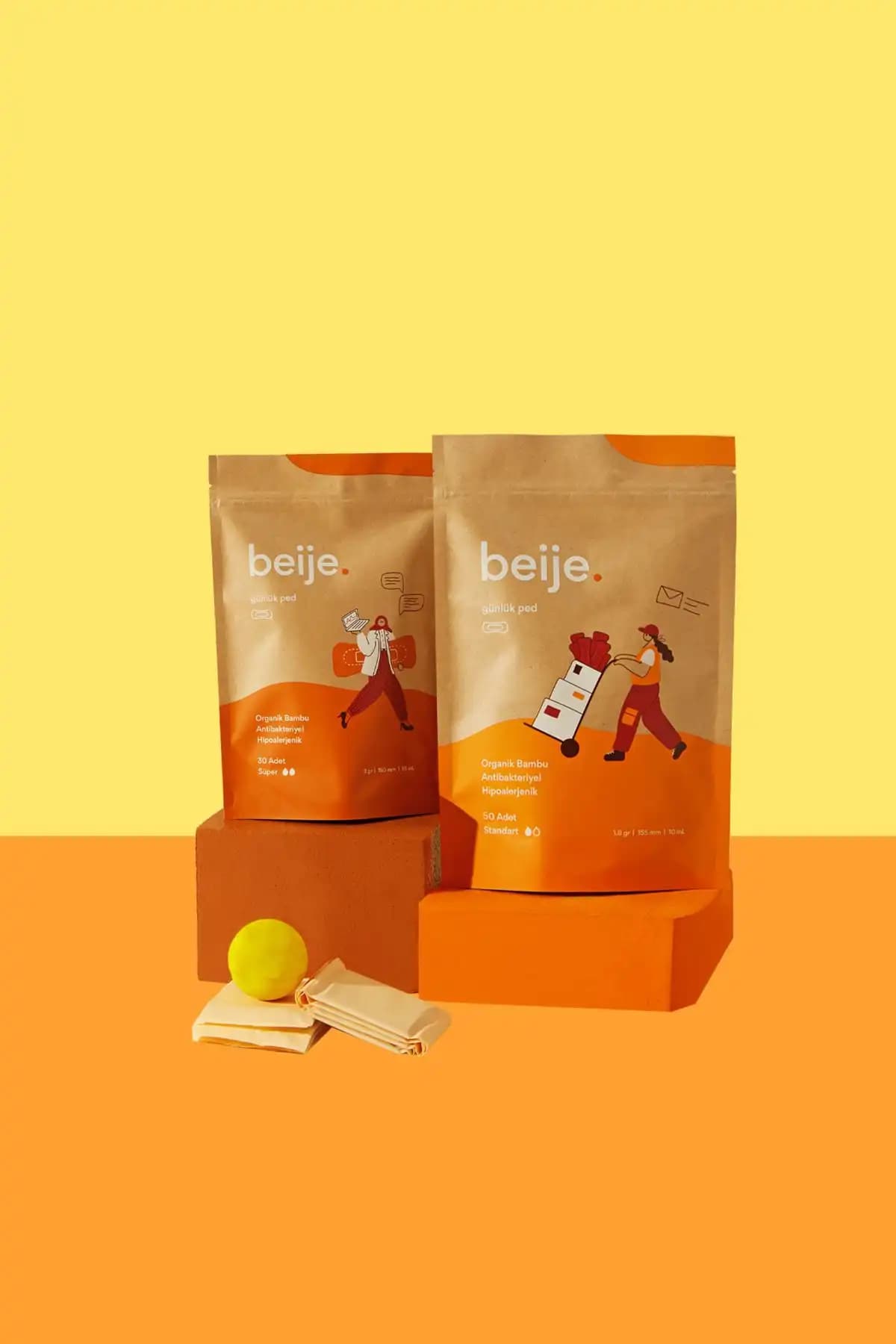 Kadın Günlük Pedleri Karşılaştırması: Beije ve Sleepy Black Premium Plus Ürünleri 1